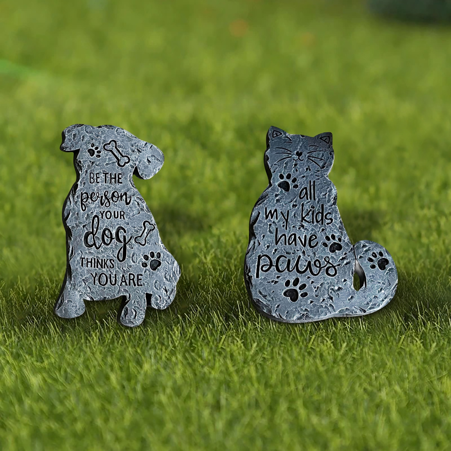 Maison Concepts Garden Pet Figurine Decor Asstd - Set of 2
