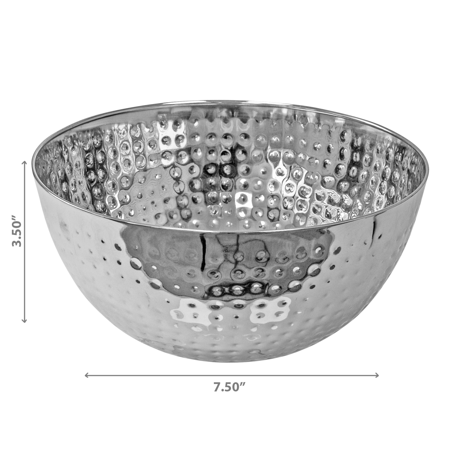Maison Concepts En Acier Inoxydable Salad Bowl 7.50" - Ensemble De 2
