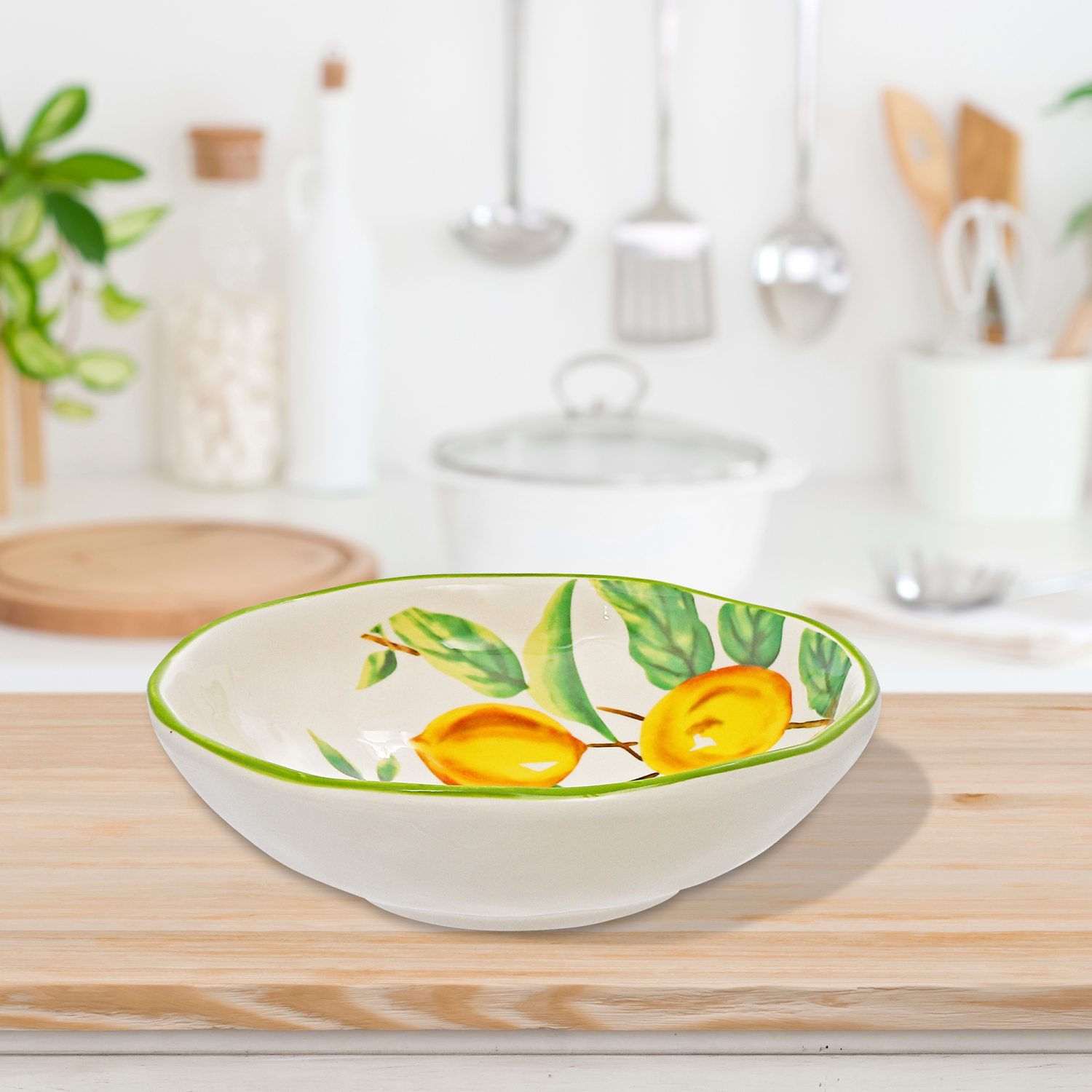 Maison Concepts Ceramic Lemon Bowl - Ensemble De 2