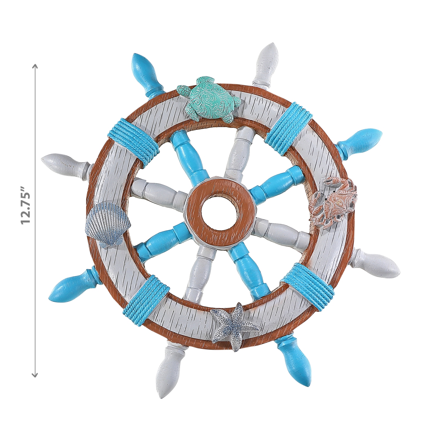 Maison Concepts Nautical Ship Wheel Smooth Sailing