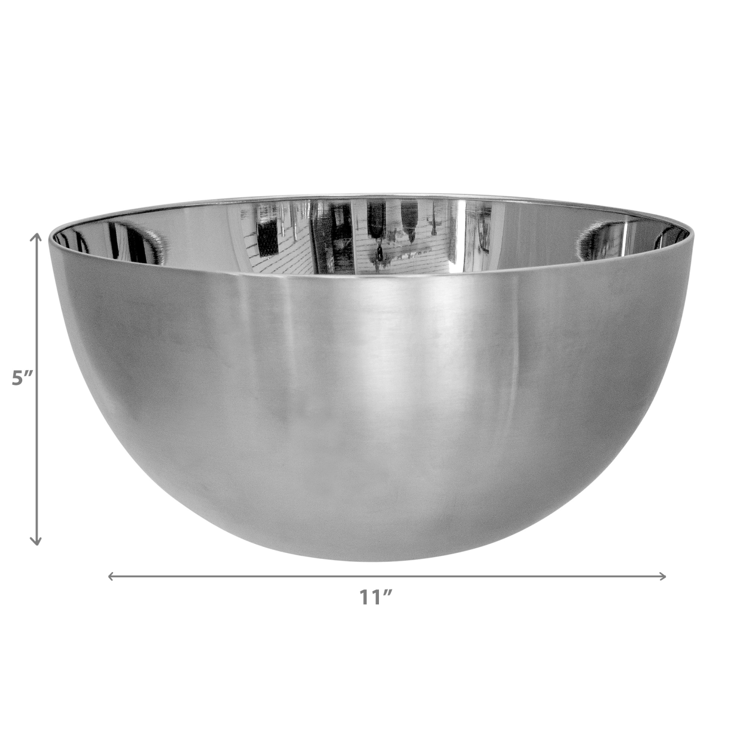 Maison Concepts Stainless Steel Salad Bowl 11"