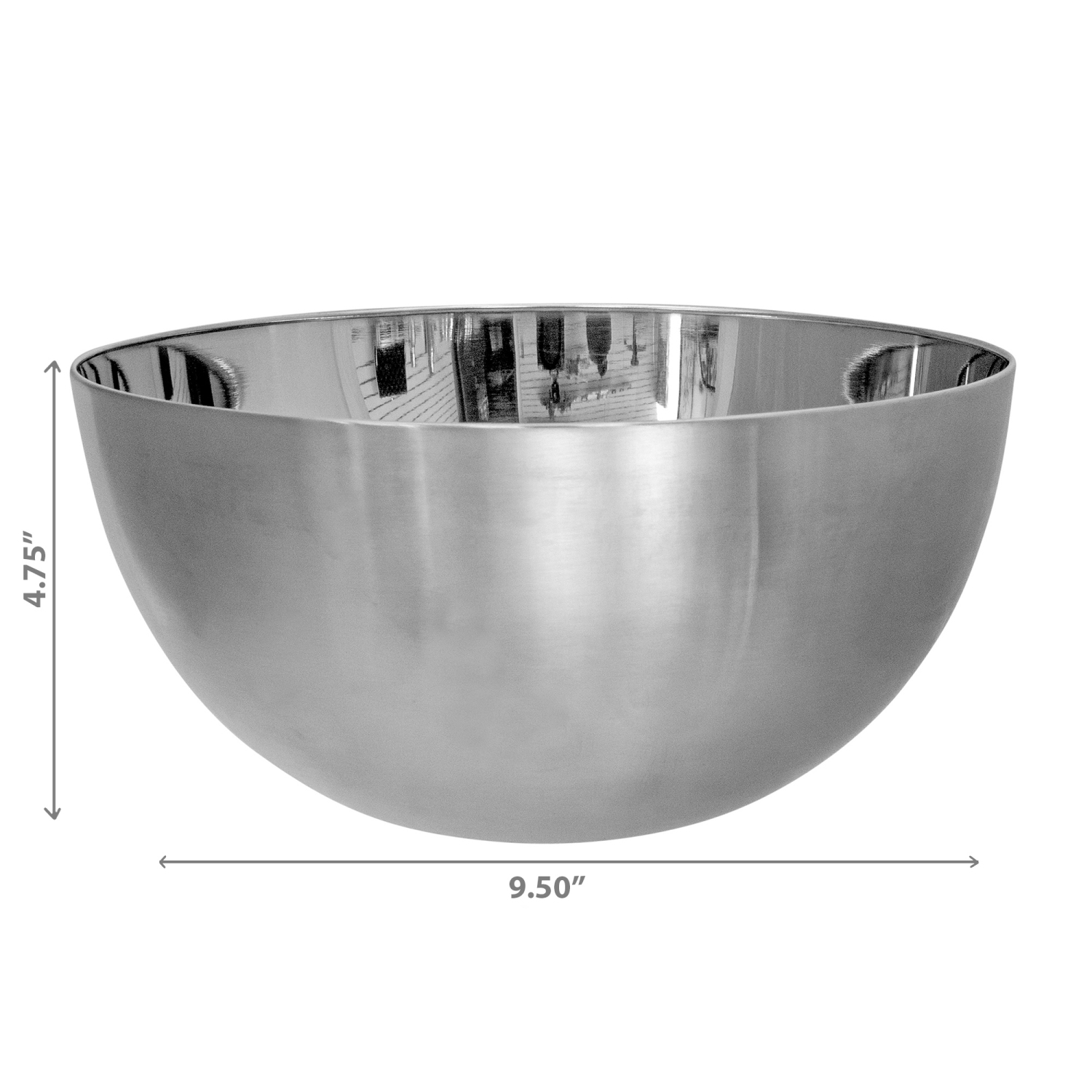 Maison Concepts Stainless Steel Salad Bowl 9.50" - Set of 2