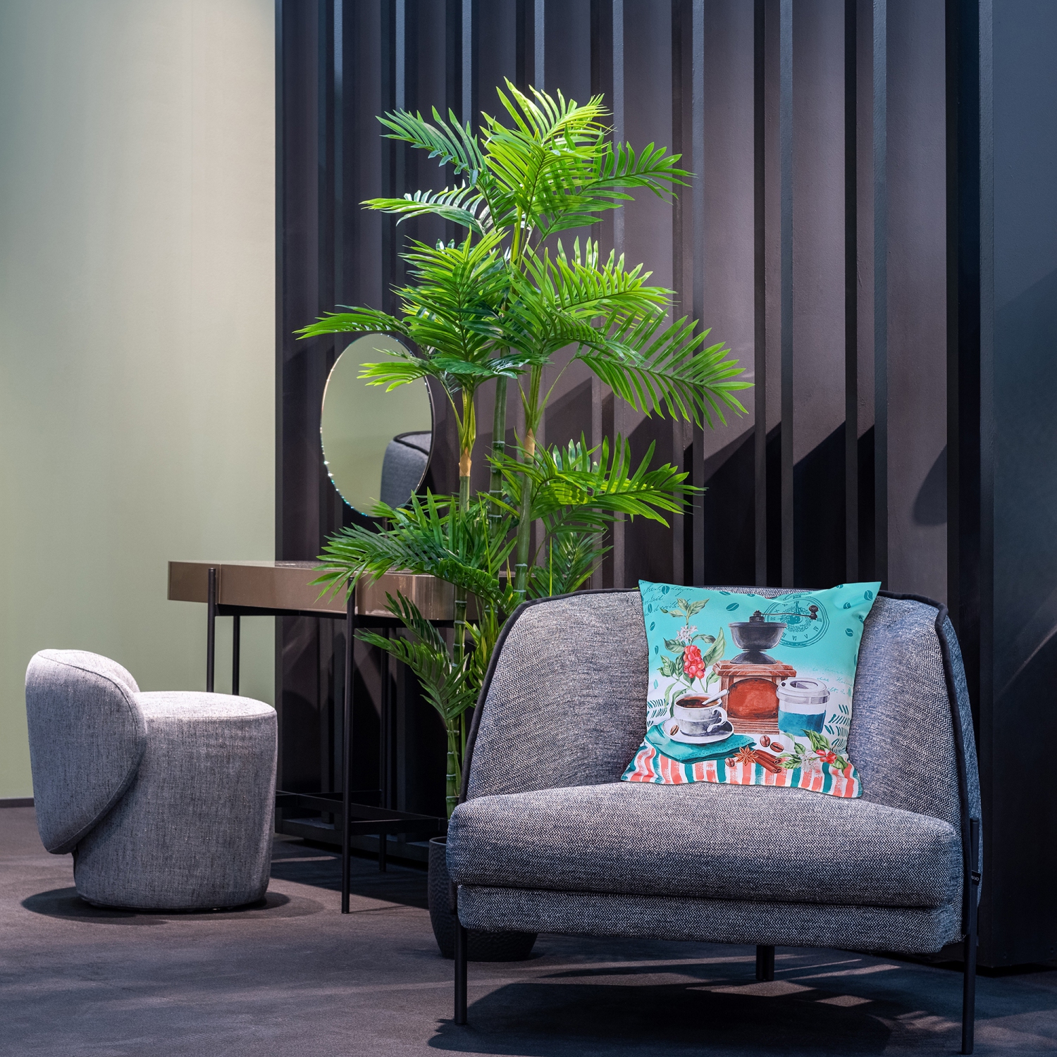 Maison Concepts Polyester Digital Print Cushion Coffee To Got 18 X 18 - Ensemble De 2