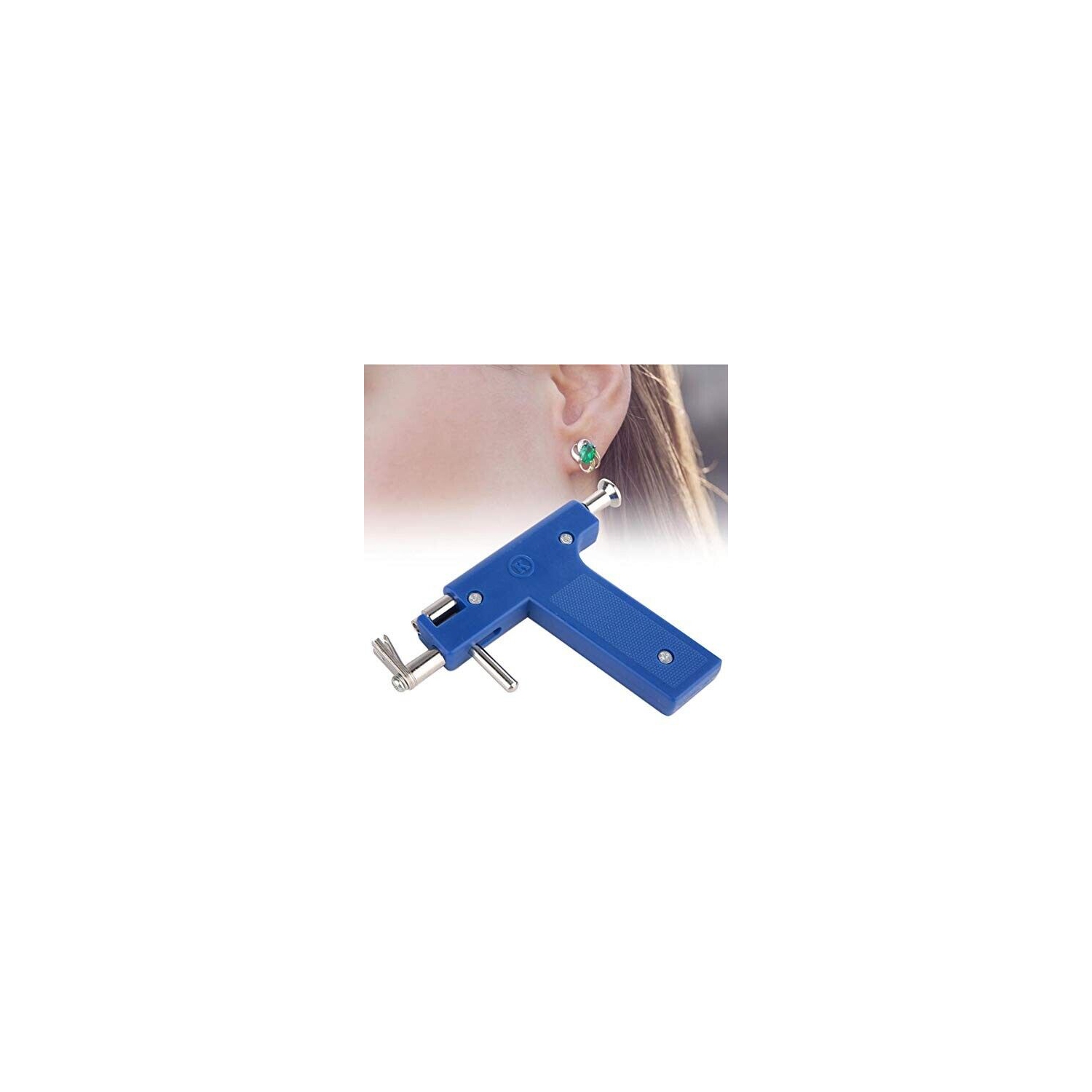 ISTAR Pistolet de perçage d'oreille Pistolet de perçage professionnel Réutilisable Corps Nez Lèvres Boucles d'oreilles Outil de perçage pour Salon