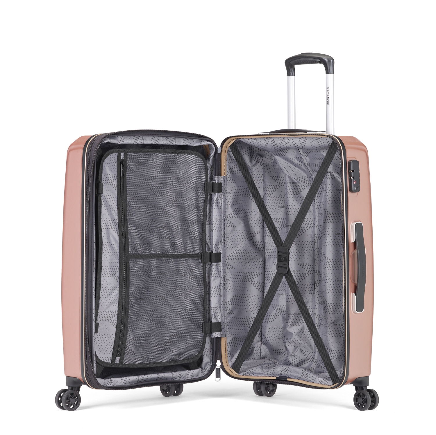 Samsonite rose gold online luggage