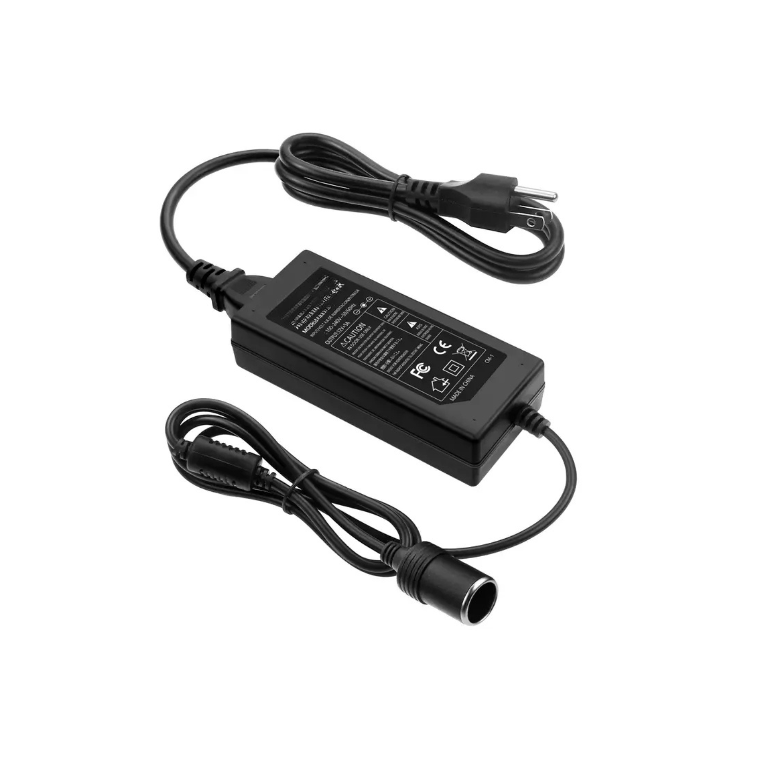 ISTAR AC to DC Converter 110V to 12V 8A 60W Car Cigarette Lighter Adapter - Wall Plug Outlet Cigarette Lighter Female Socket Converter