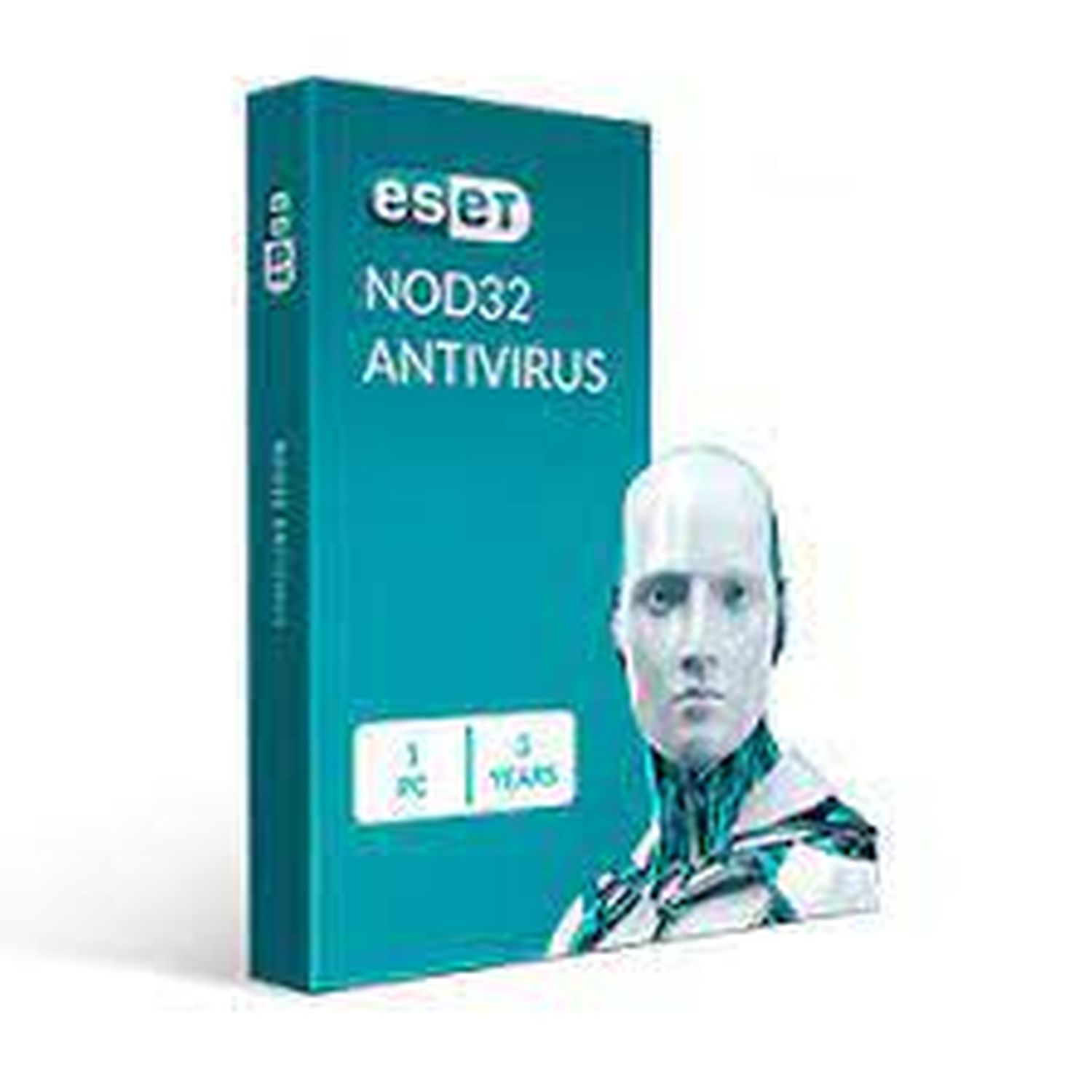 Eset - Nod32 Antivirus 3-User 1-Year Sleeve BIL PC/Mac/Linux