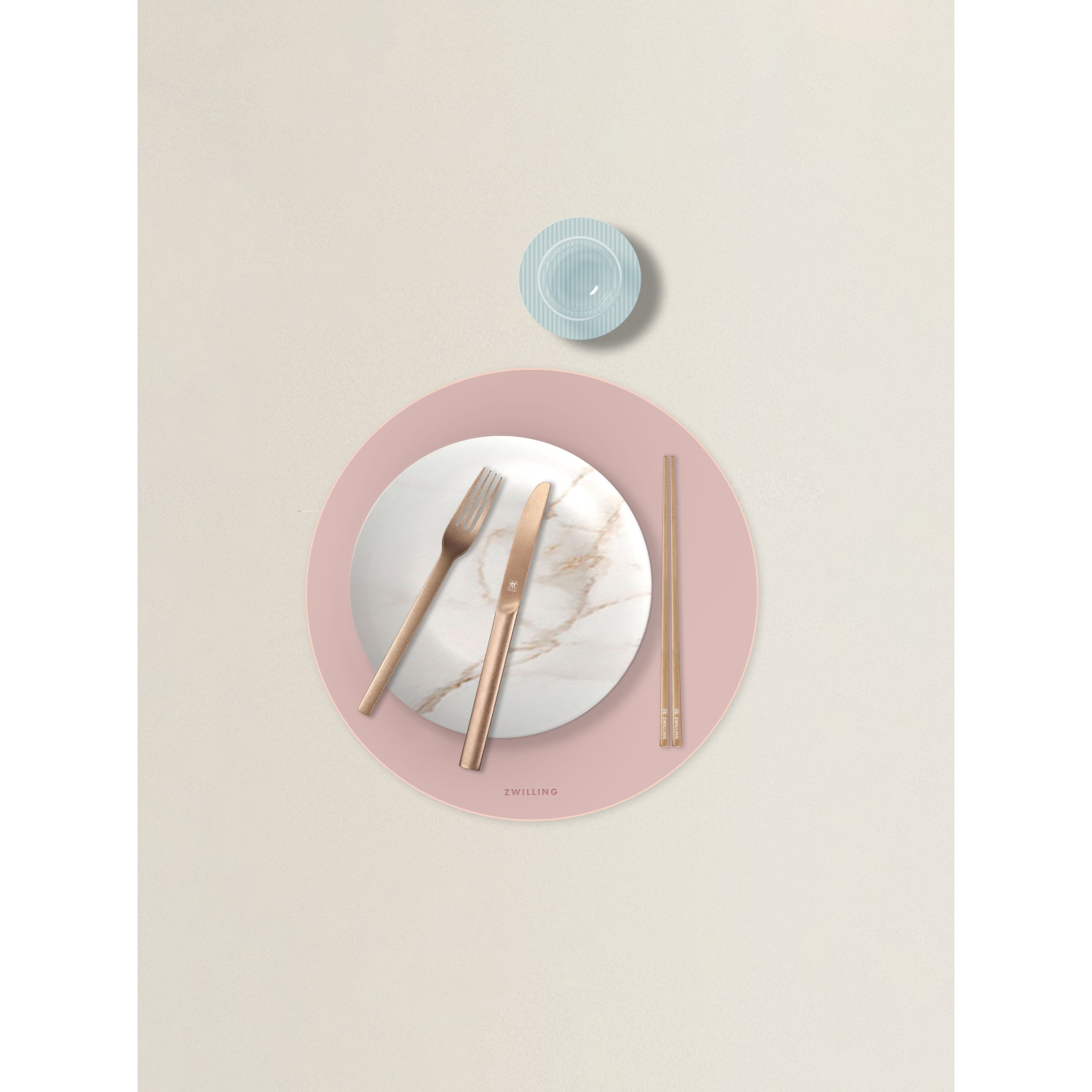 Ensemble de coutellerie 24 pièces Minimale DE ZWILLING avec revêtement PVD rose doré