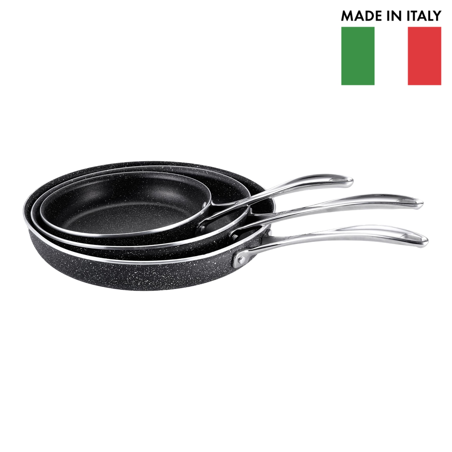 HENCKELS Capri 3 Piece aluminum Fry pan set