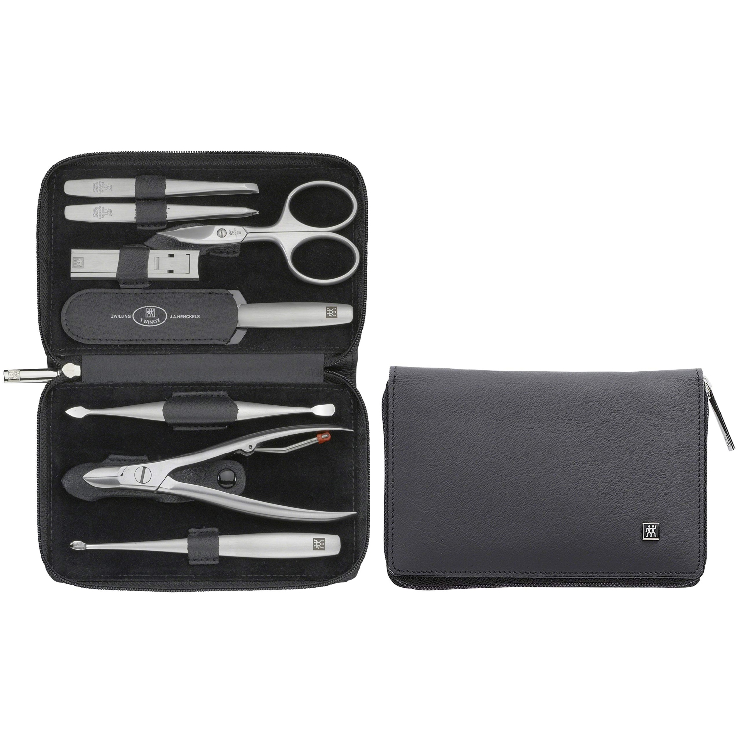ZWILLING PREMIUM Nappa Leather Zip Fastener Case