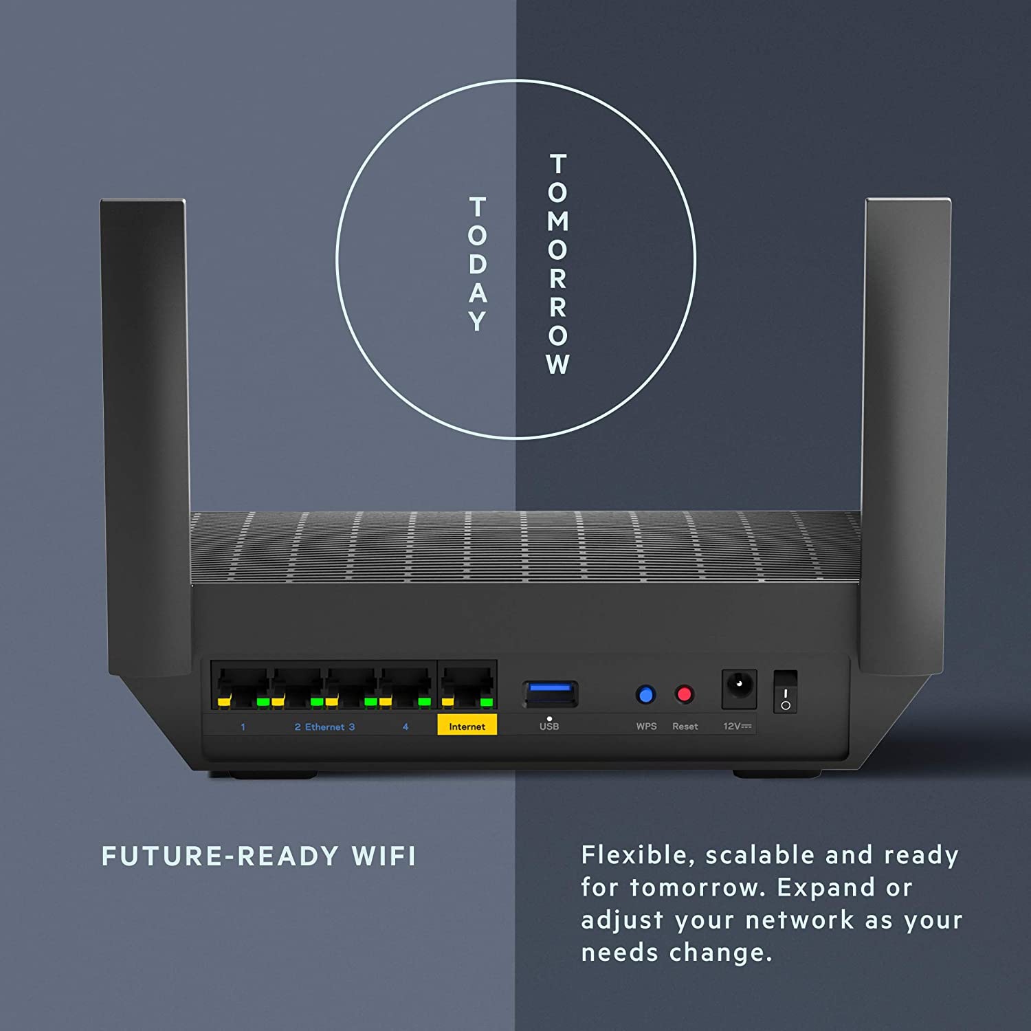 Boîte ouverte – routeur maillé Wi-Fi 6 de Linksys, bibande, 1,700 pi2 Couverture à temps plein