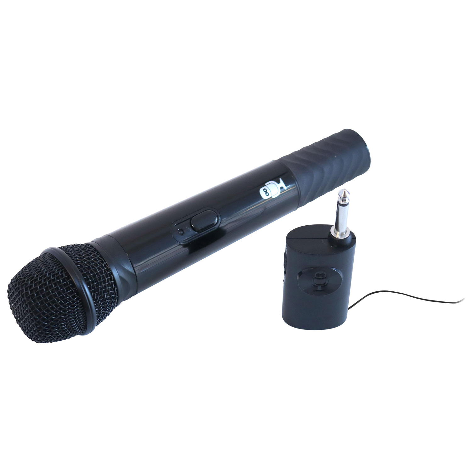 Singing Machine Unidirectional Wireless Dynamic Microphone - Black