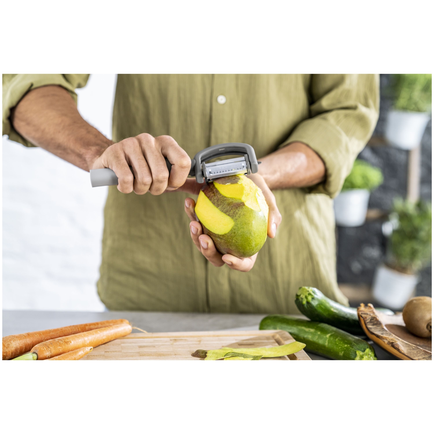 ZWILLING Z-Cut 5-In-1 Peeler, Grey