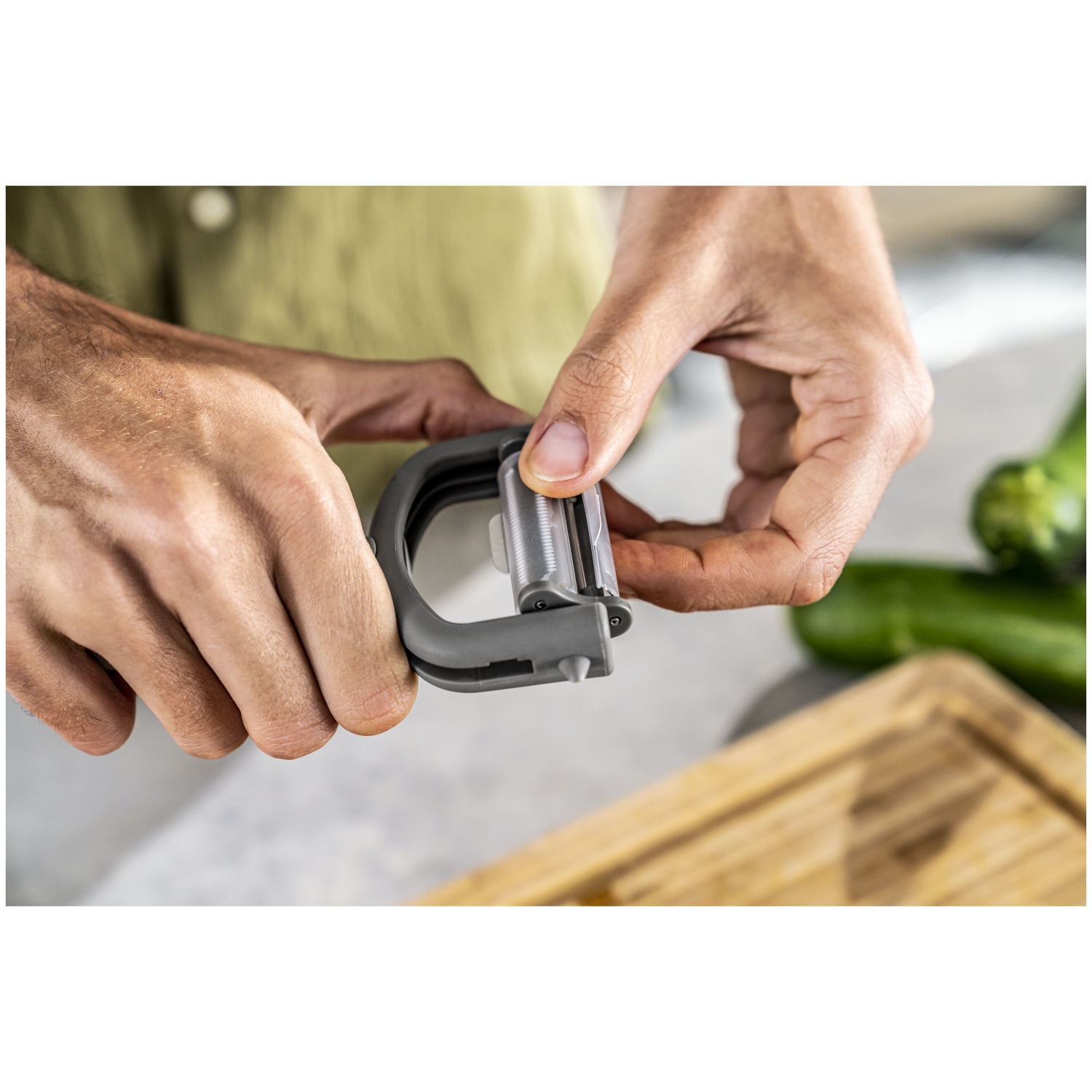 ZWILLING Z-Cut 5-In-1 Peeler, Grey