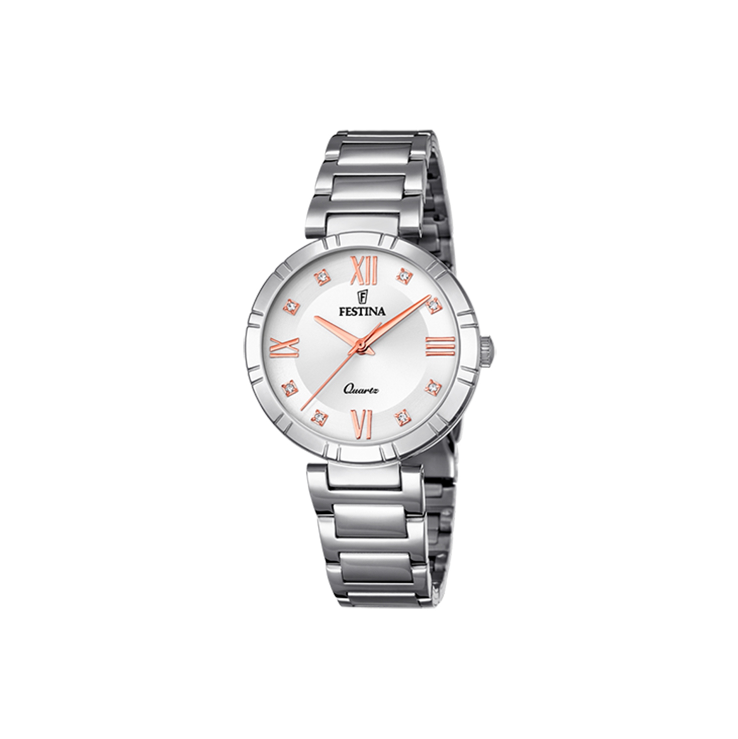 Festina F16936/B Mademoiselle Stainless Steel Watch In Silver
