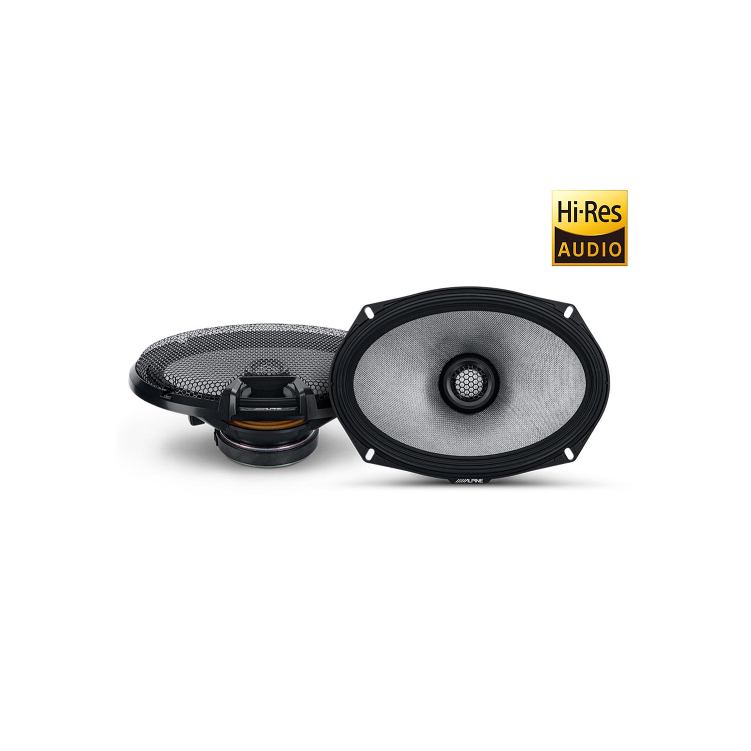 Alpine R2-S69 High-Resolution Coaxial Speaker Set