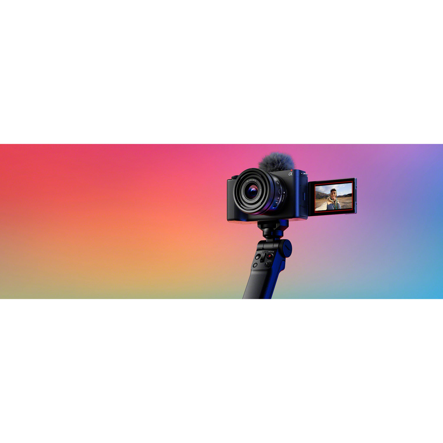 App. sans miroir plein format à obj. interchangeable Alpha ZV-E1 de Sony pour blogueur vidéo avec objectif 28-60 mm