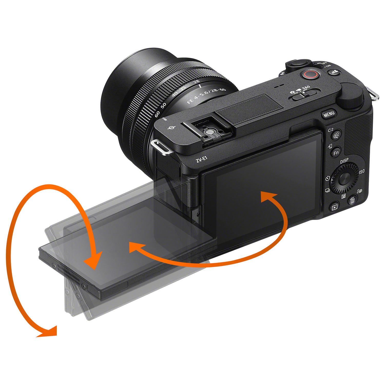 App. sans miroir plein format à obj. interchangeable Alpha ZV-E1 de Sony pour blogueur vidéo avec objectif 28-60 mm