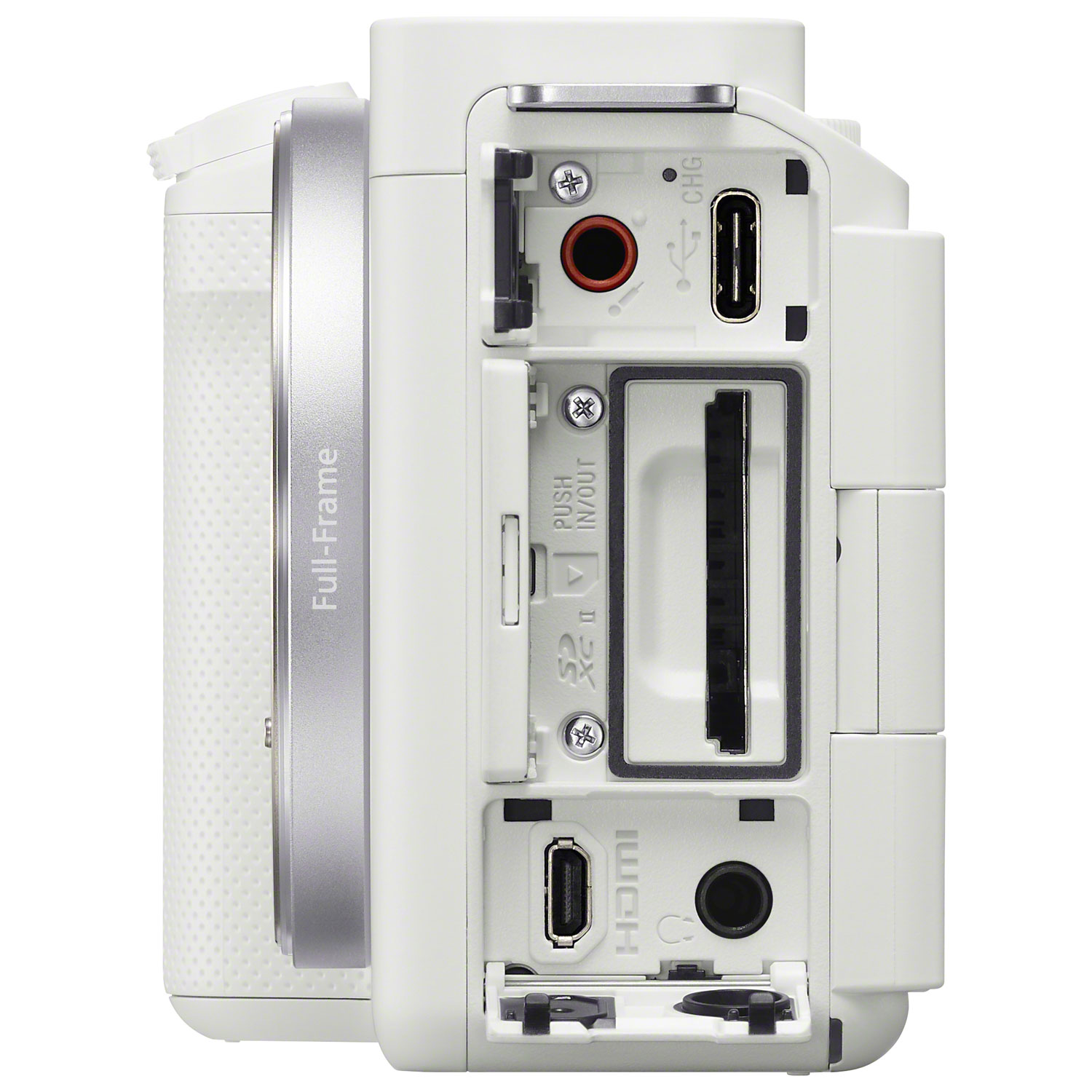 App. sans miroir plein format à obj. interchangeable Alpha ZV-E1 de Sony pour blogueur vidéo avec objectif 28-60 mm - Blanc