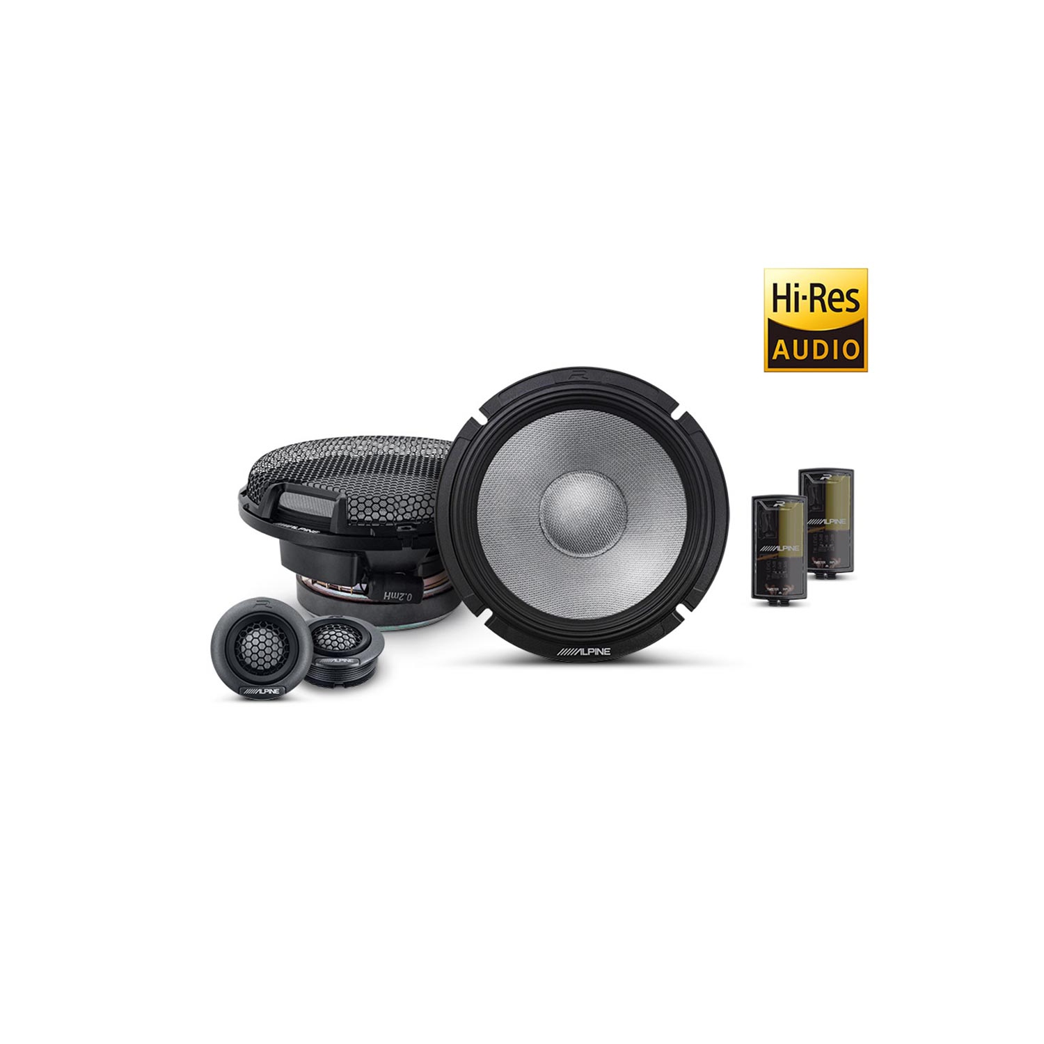 Alpine R2-S65C High-Resolution 2-Way Speaker Se