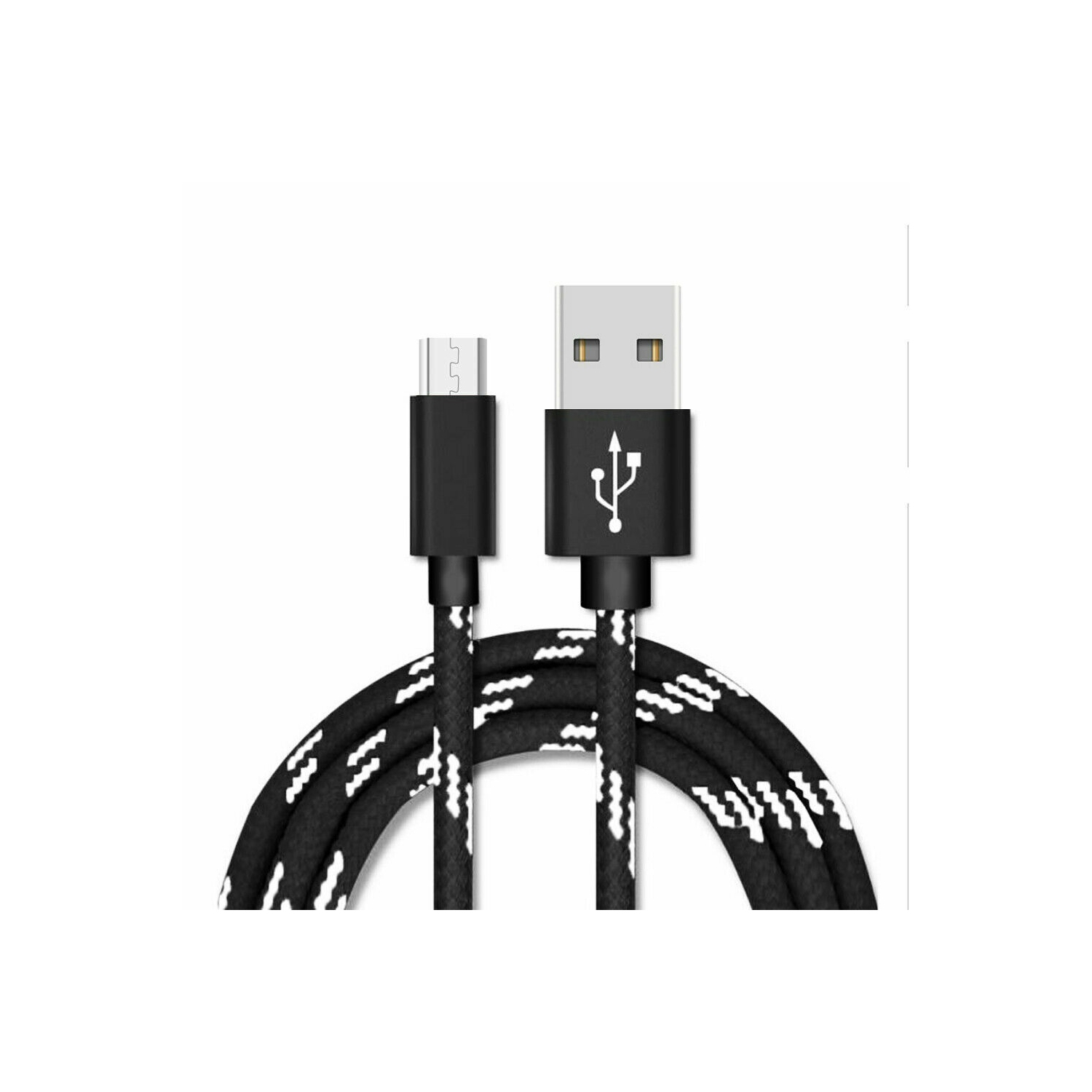 3ft Micro USB Cable Nylon Braided Fast Quick Charger USB to Micro USB 2.0 Android Charging Cord for Galaxy S7 S6 S5 Edge A10, J3 Prime, Redmi Note 5 Pro, PS4, Xbox One Controller