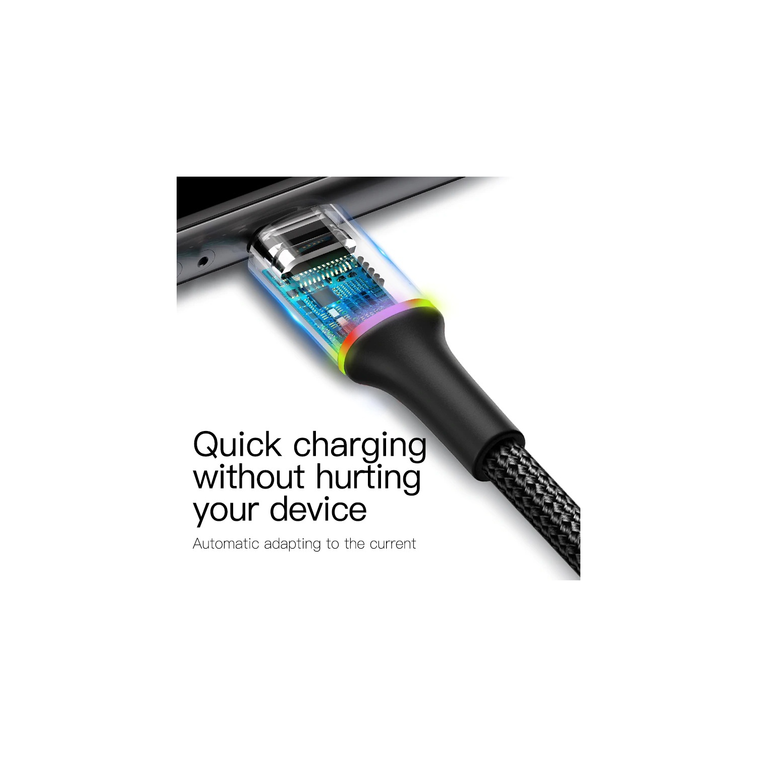 Micro USB Cable High Speed Data and Charging, Nylon Braided, 6 Feet