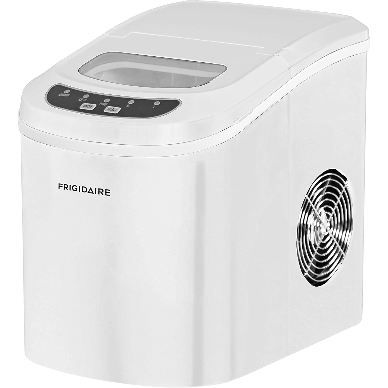 Frigidaire - Compact Ice Maker, 1.1 Liter Tank, White