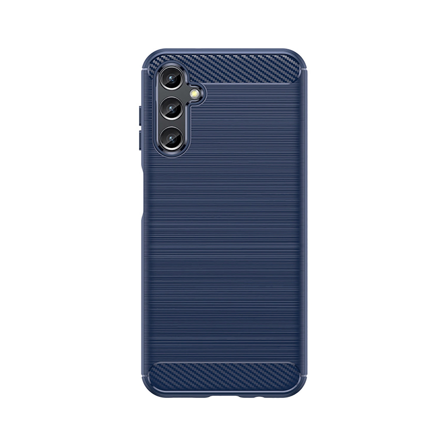 PANDACO Navy Brushed Metal Case for Samsung Galaxy A14