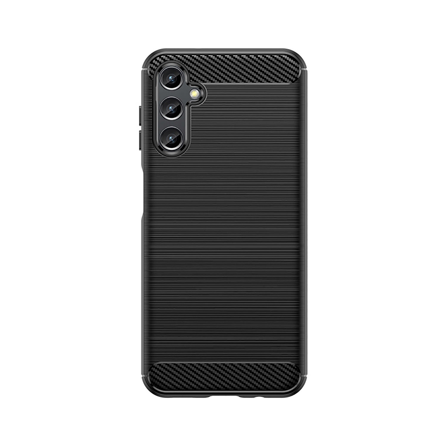 PANDACO Black Brushed Metal Case for Samsung Galaxy A14