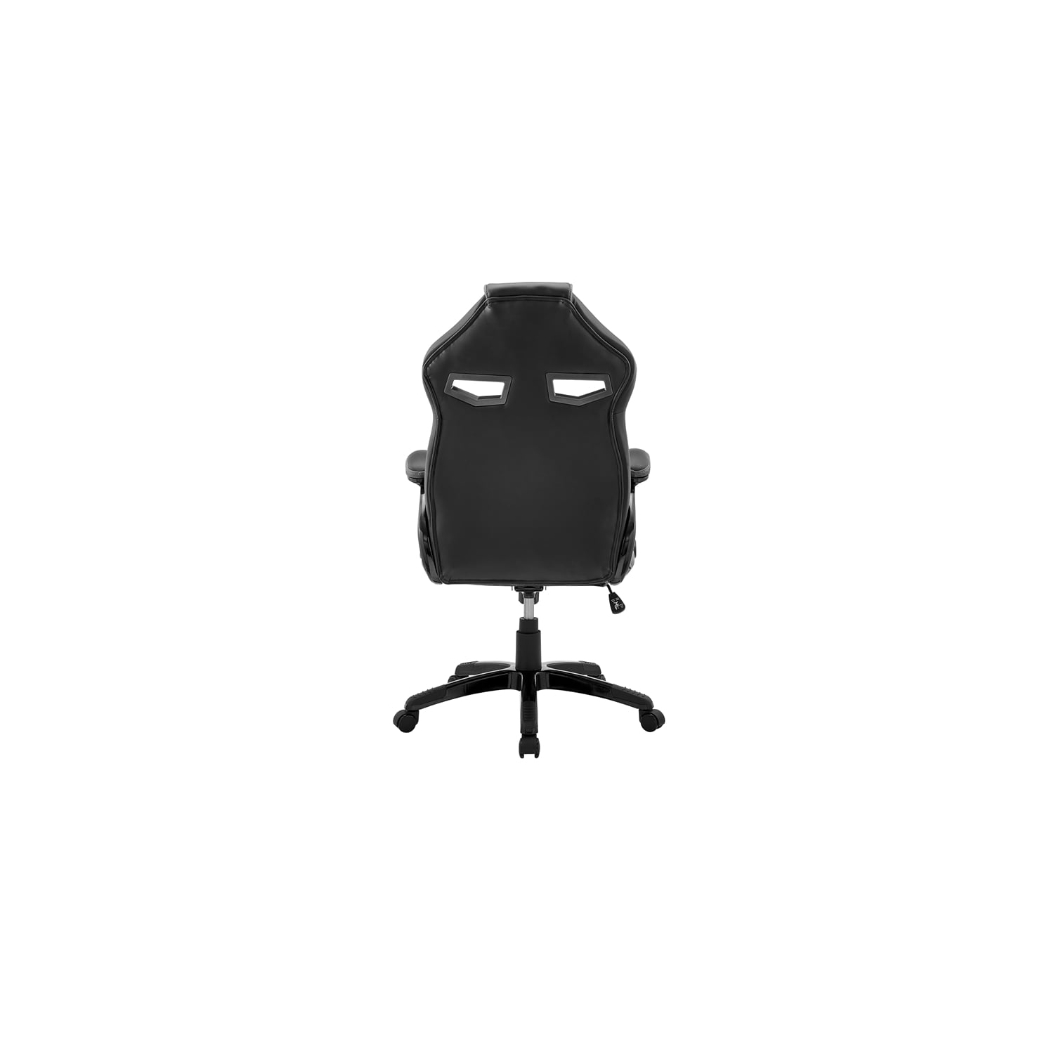Aspect Adjustable Racing Gaming Chair Black and Dark Grey with Lumbar Support