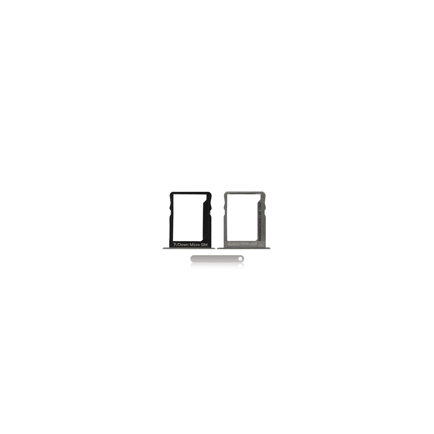 Replacement Sim Card + SD Card Tray Compatible For Huawei P8 Lite (White)