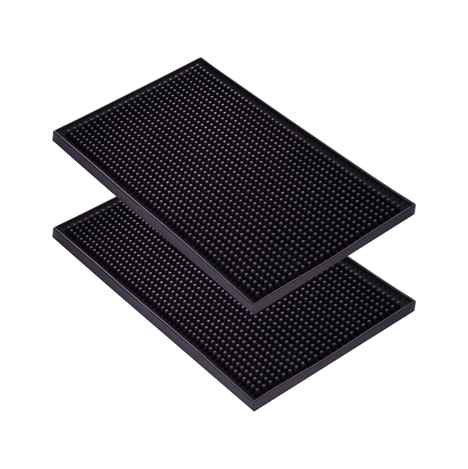ISTAR Bar Mat for Cocktail and Coffee Bar 60x30cm Rubber Bar Service Spill Mat for Cocktail Bartender Coffee Bar or Countertop Mats Glass Drying Mat