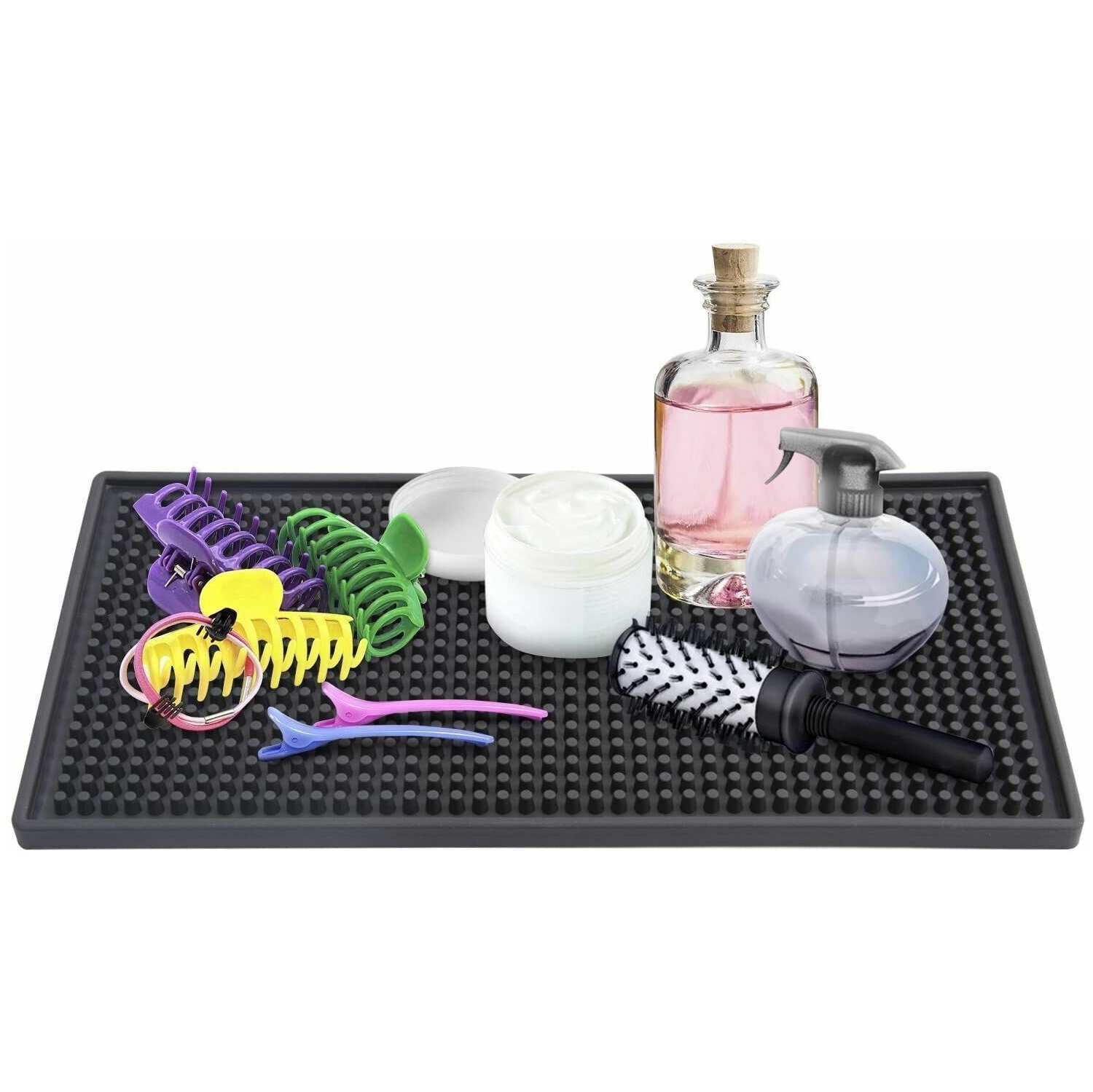 ISTAR Bar Mat for Cocktail and Coffee Bar 60x30cm Rubber Bar Service Spill Mat for Cocktail Bartender Coffee Bar or Countertop Mats Glass Drying Mat