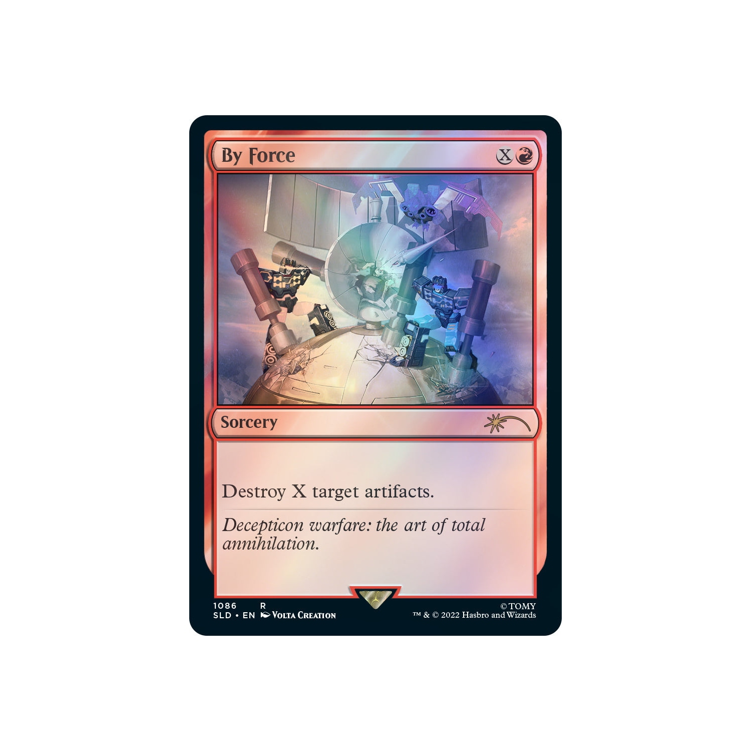 Magic: The Gathering TCG - Secret Lair Drop Series - Transformers: Roll Out or Rise Up - Foil Edition