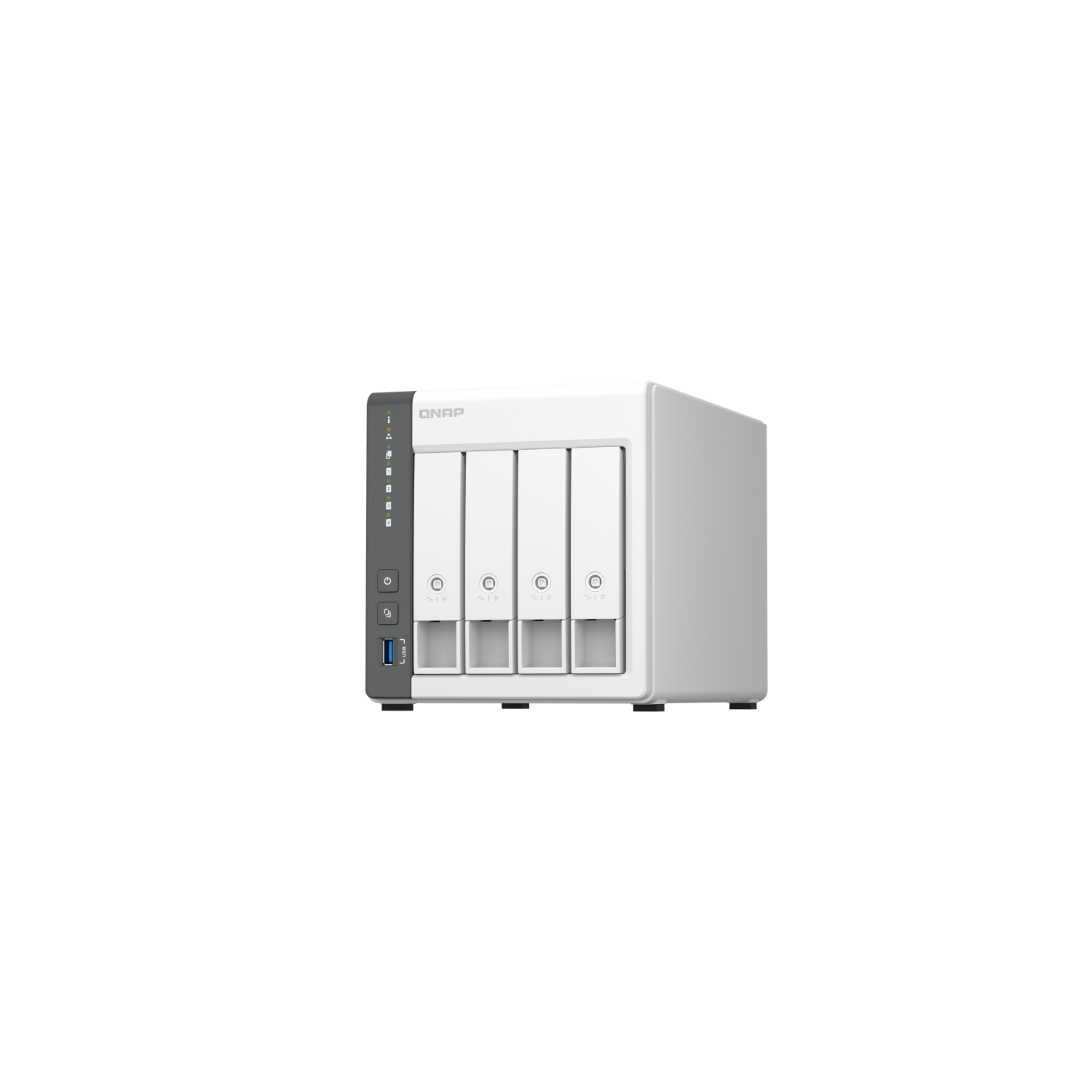 QNAP TS-433-4G-US 4 Bay NAS with Quad-core Processor, 4 GB DDR4 RAM and 2.5GbE Network (Diskless)