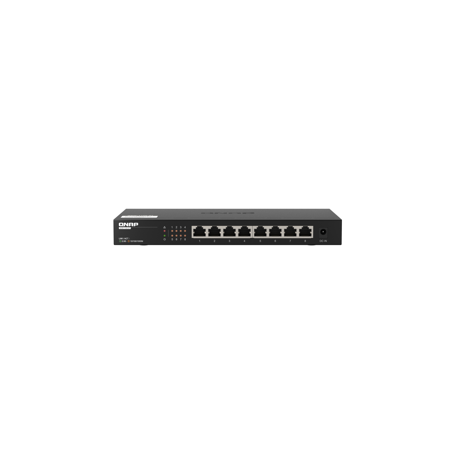 QNAP 8-Port 2.5GbE Plug & Play unmanaged Network Switch (QSW-1108-8T-US)