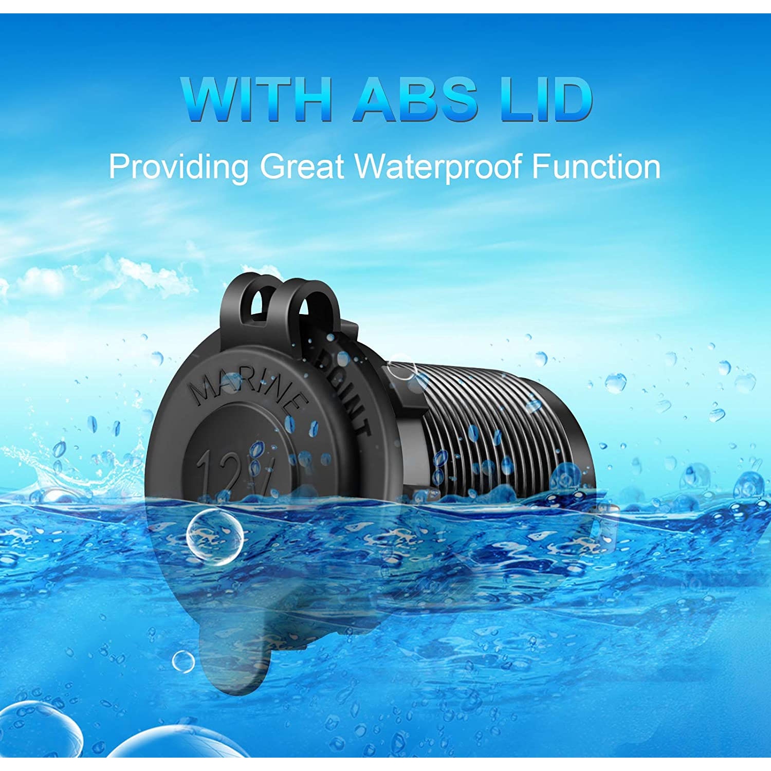 ISTAR 12V Cigarette Lighter Socket with Eject Button Cigarette Lighter Plug Car Cigarette Lighter Replacement Auxiliary Power Outlet for Automotive