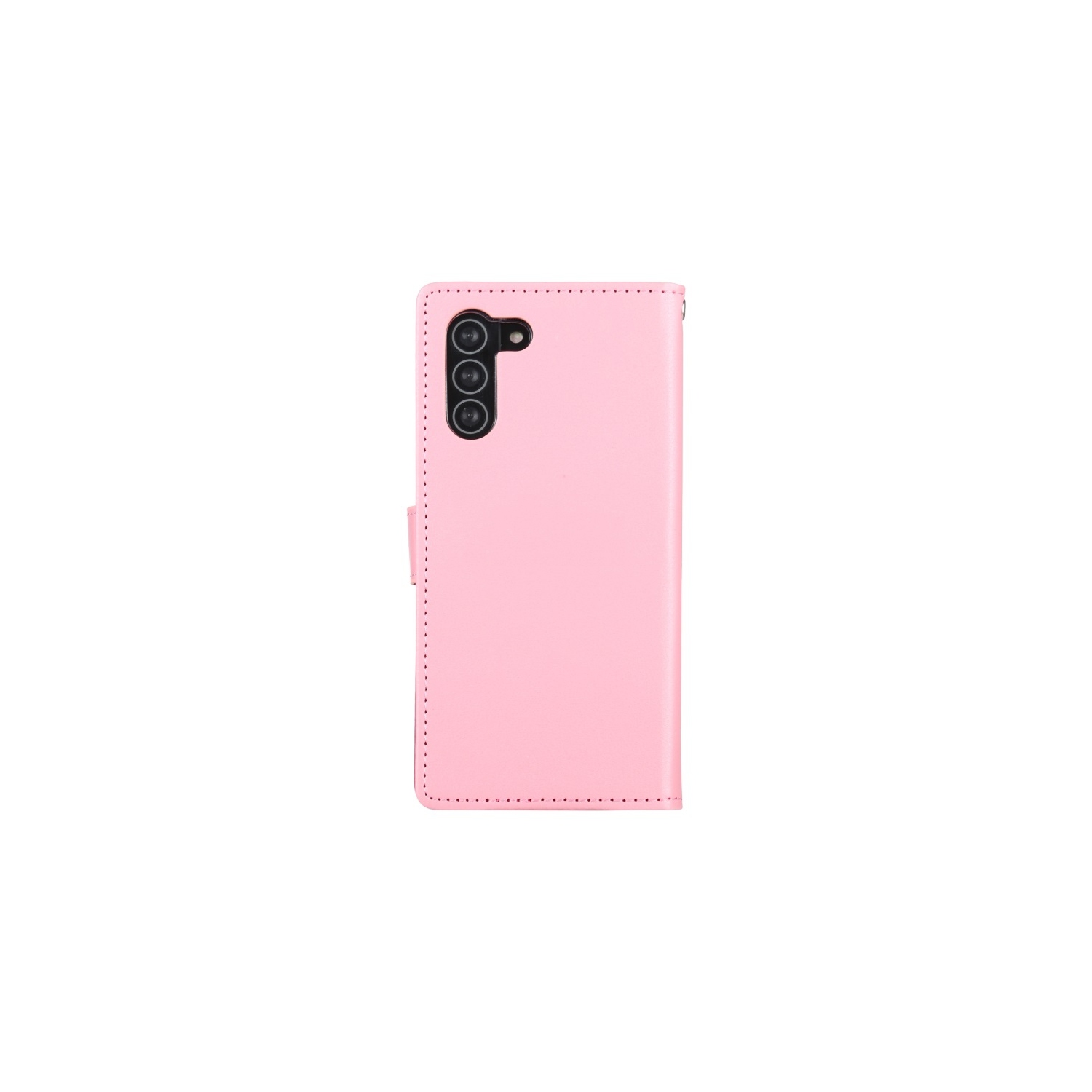 TopSave Goospery RICH MAX(5) Fente pour carte avec clip magnétique en cuir Folio Wallet Flip pour Samsung Galaxy 14 6.6", Baby Pink