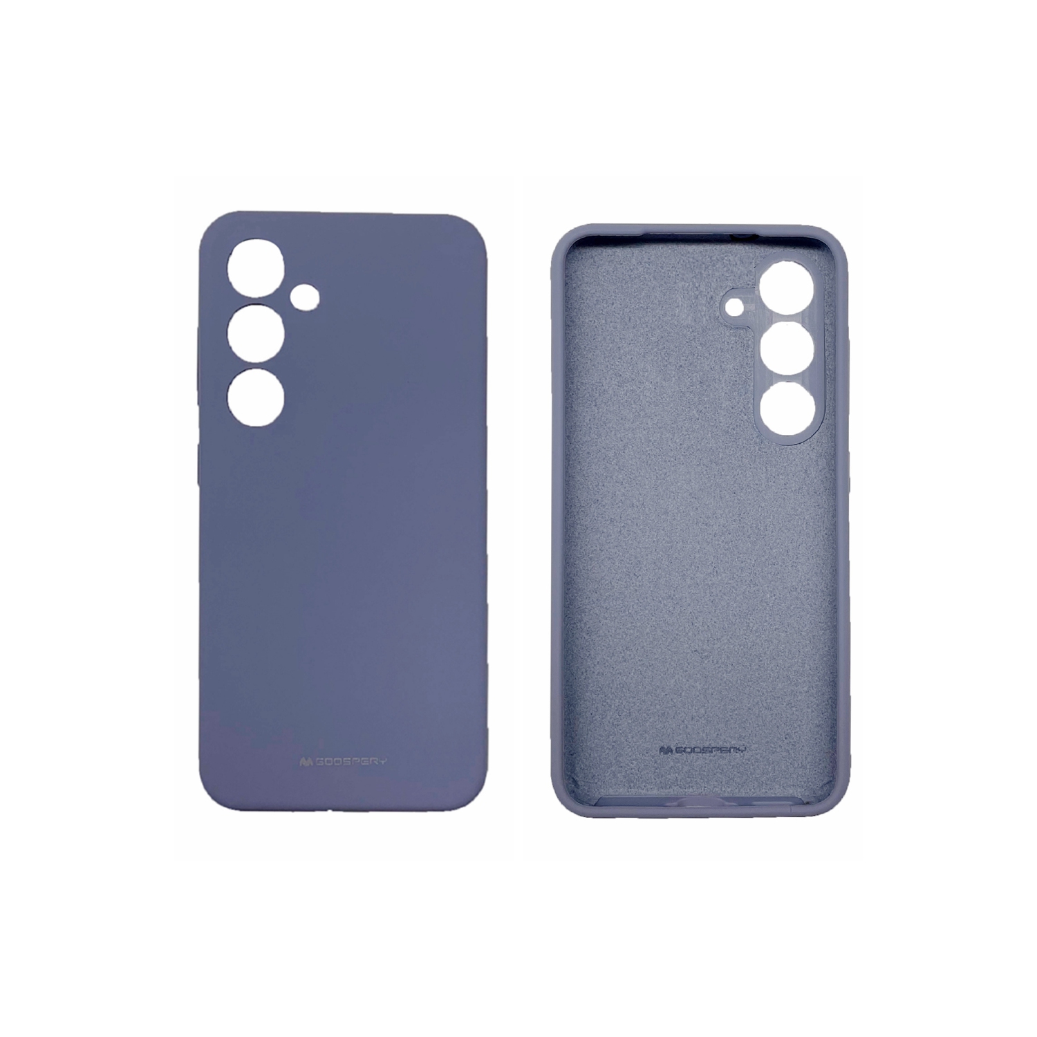 TopSave Goospery Coque de protection intégrale en caoutchouc de gel de silicone liquide pour Samsung Galaxy A14 5G 6,6", Violet clair