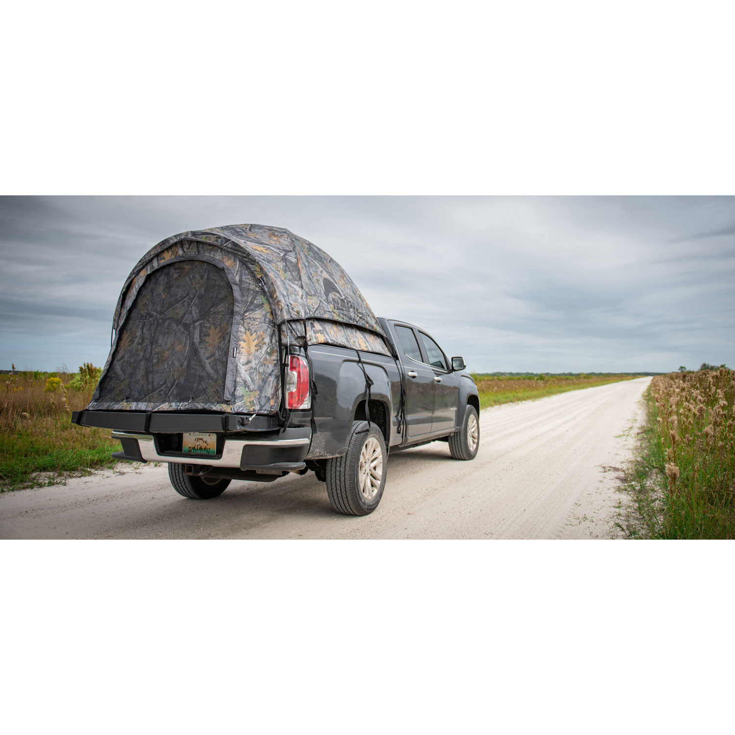 Tente de camionnette avec motif camouflage Backroadz - Caisse courte/compacte