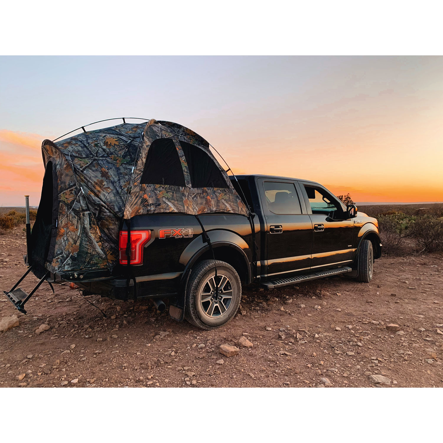 Napier camo shop truck tent