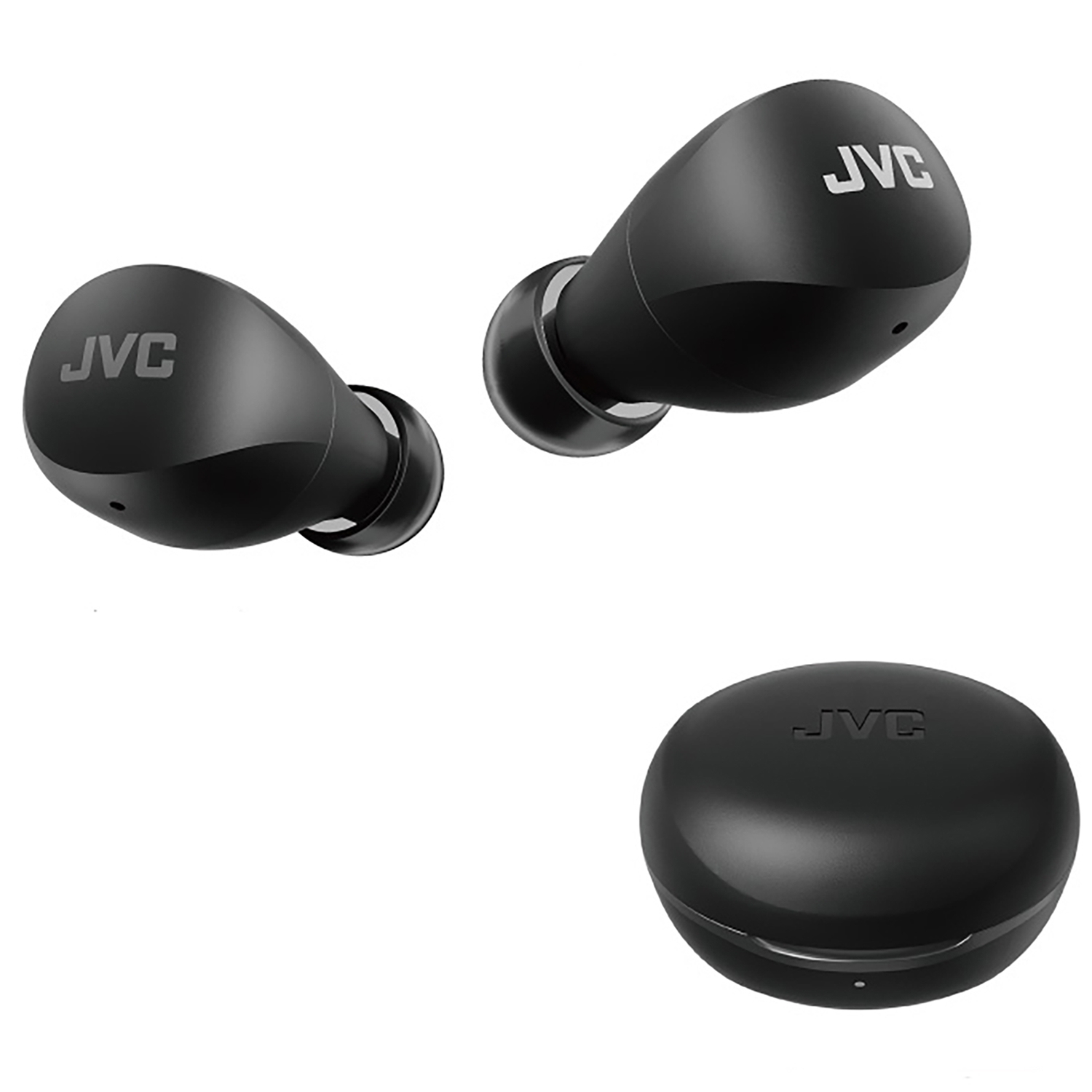 JVC HA-A6T-B - In-Ear Wireless Headphones, Bluetooth 5.1, With Charging Box and Touch Control, Noir