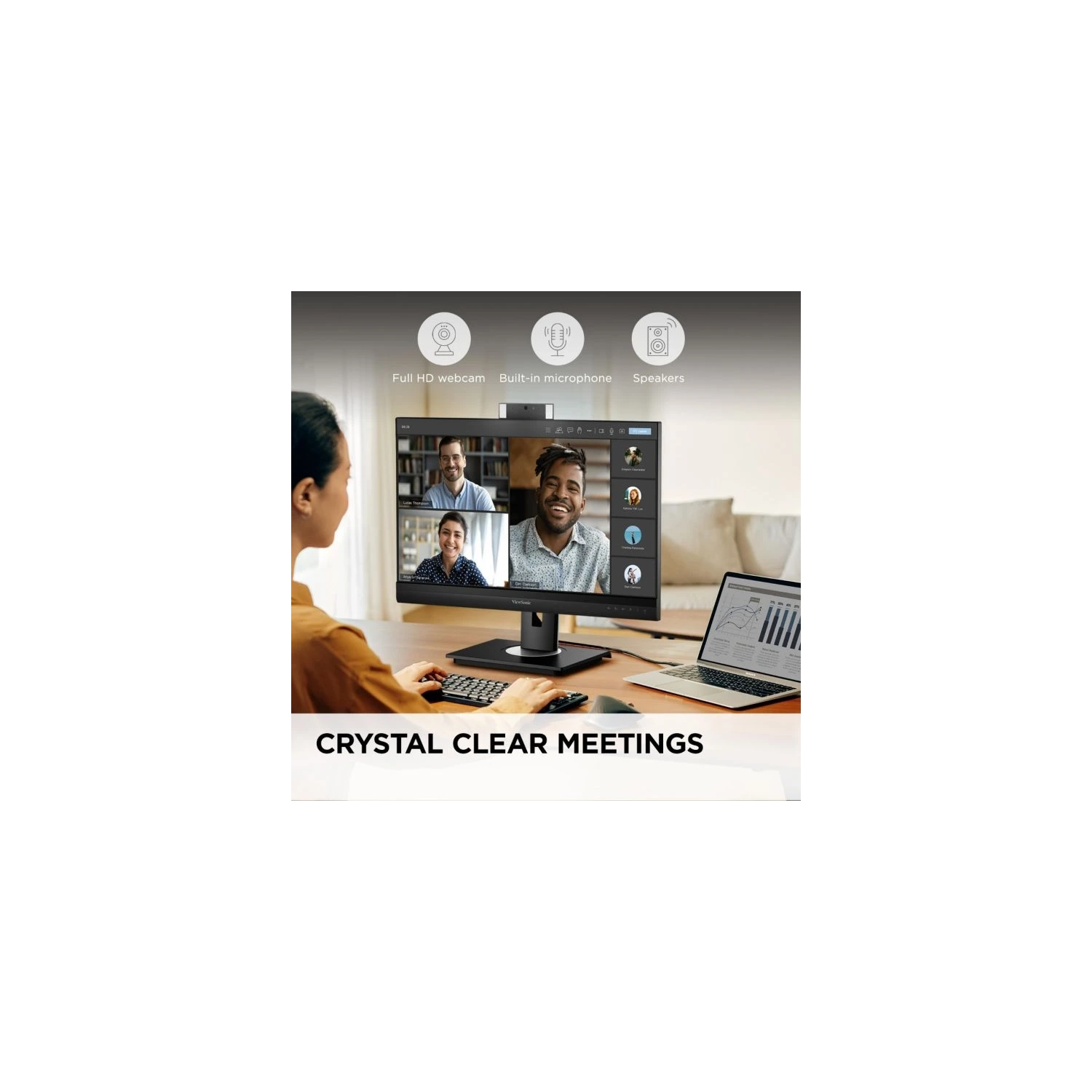 Viewsonic 24" FHD 60Hz 5ms GTG IPS LCD Gaming Monitor - Black