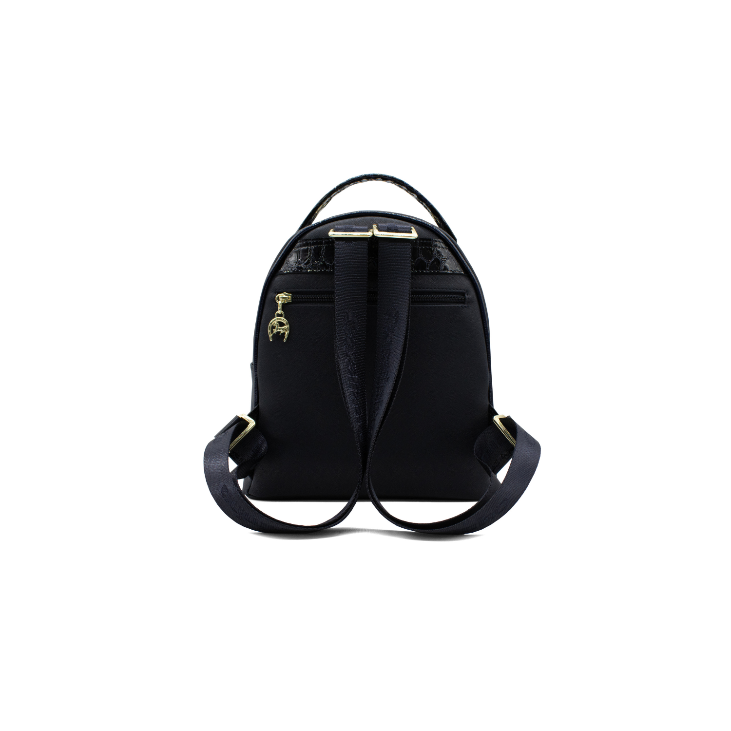 Cavalinho Grace Backpack Navy / White - Leather and Canvas