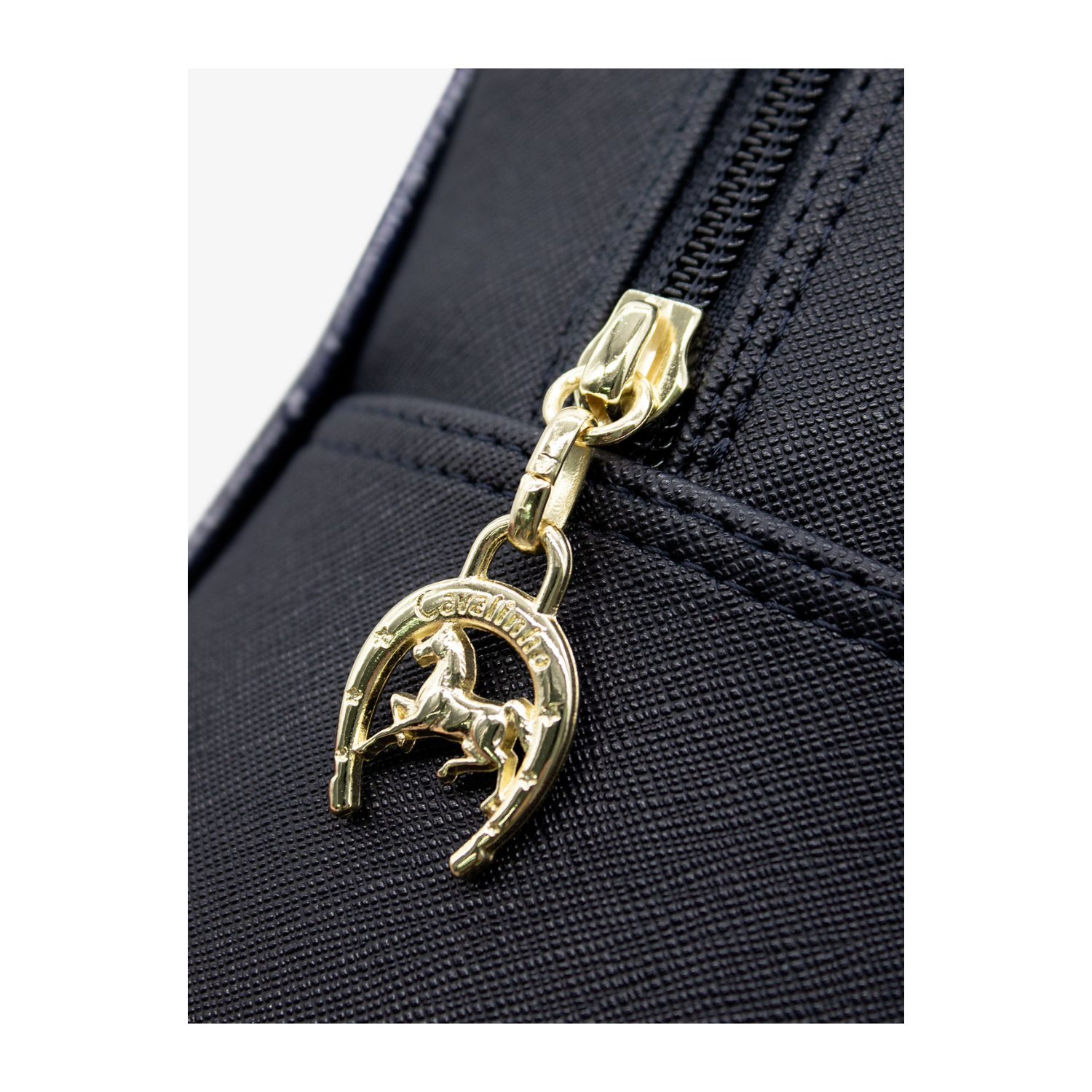 Cavalinho Grace Backpack - White and Navy - Leather and Canvas