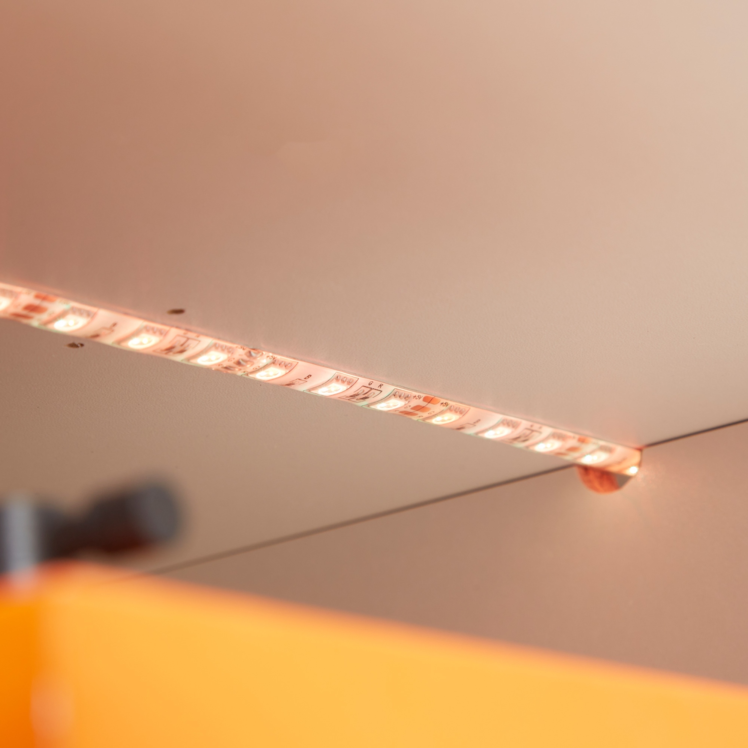 HOMCOM High Gloss TV Cabinet Stand for TVs up to 60" with LED Lights, Entertainment Center with Storage Shelves and Cupboards, White