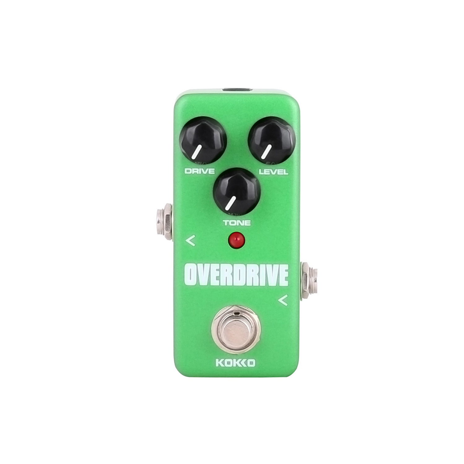 FOD3 Mini Overdrive Effect Pedal, Portable Aluminium Body True Bypass Tube Overload Pedal for Electric Guitar