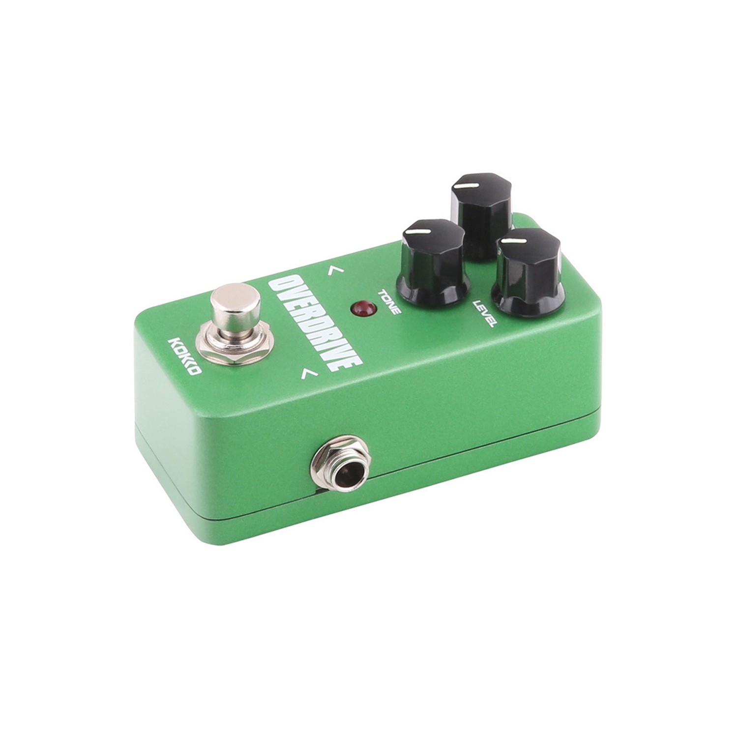FOD3 Mini Overdrive Effect Pedal, Portable Aluminium Body True Bypass Tube Overload Pedal for Electric Guitar