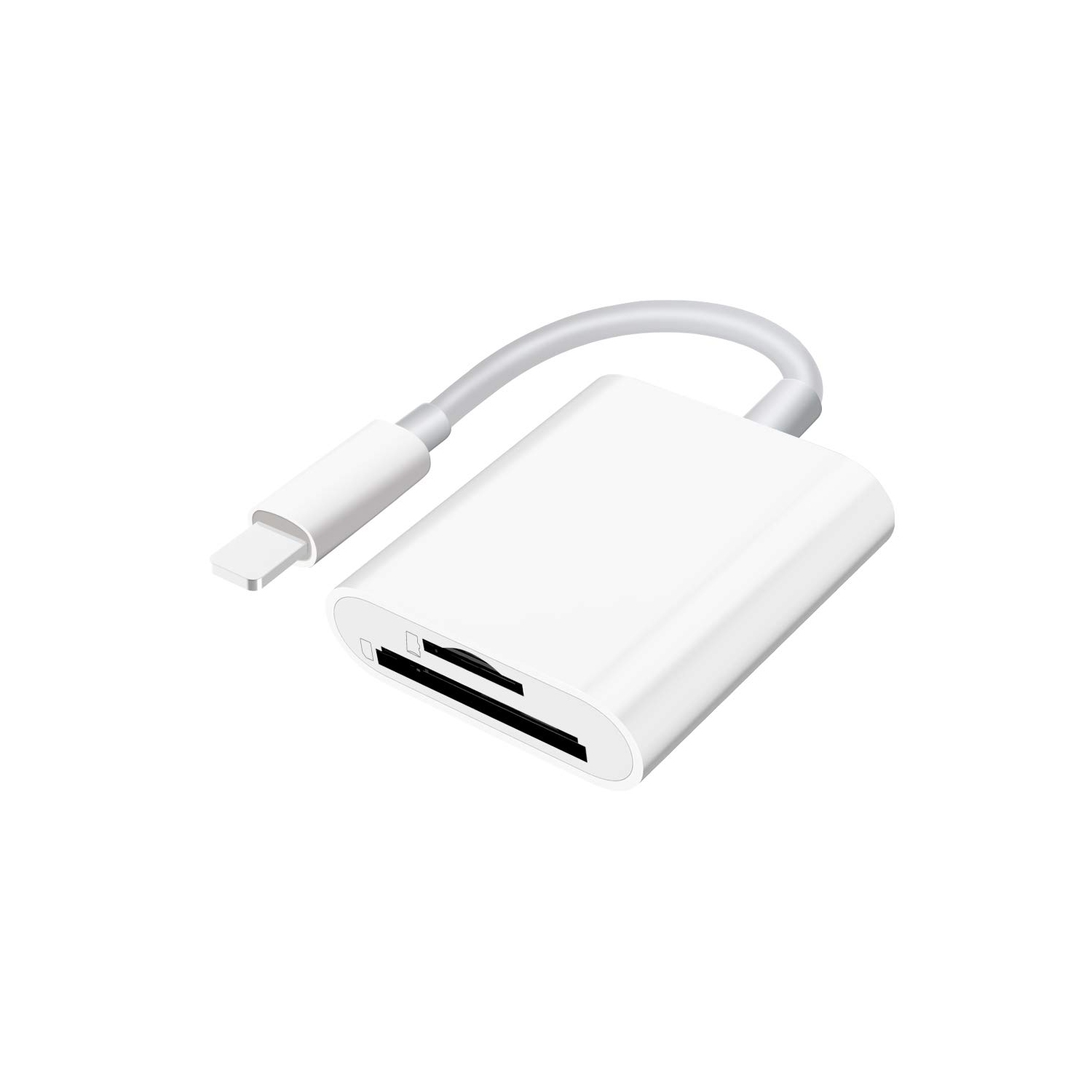 Apple Lightning Card Reader for iPhone, Dual Card Slot Memory Card Reader  Support SD and TF Card Trail Camera Viewer Sd Card Adapter | Best Buy Canada