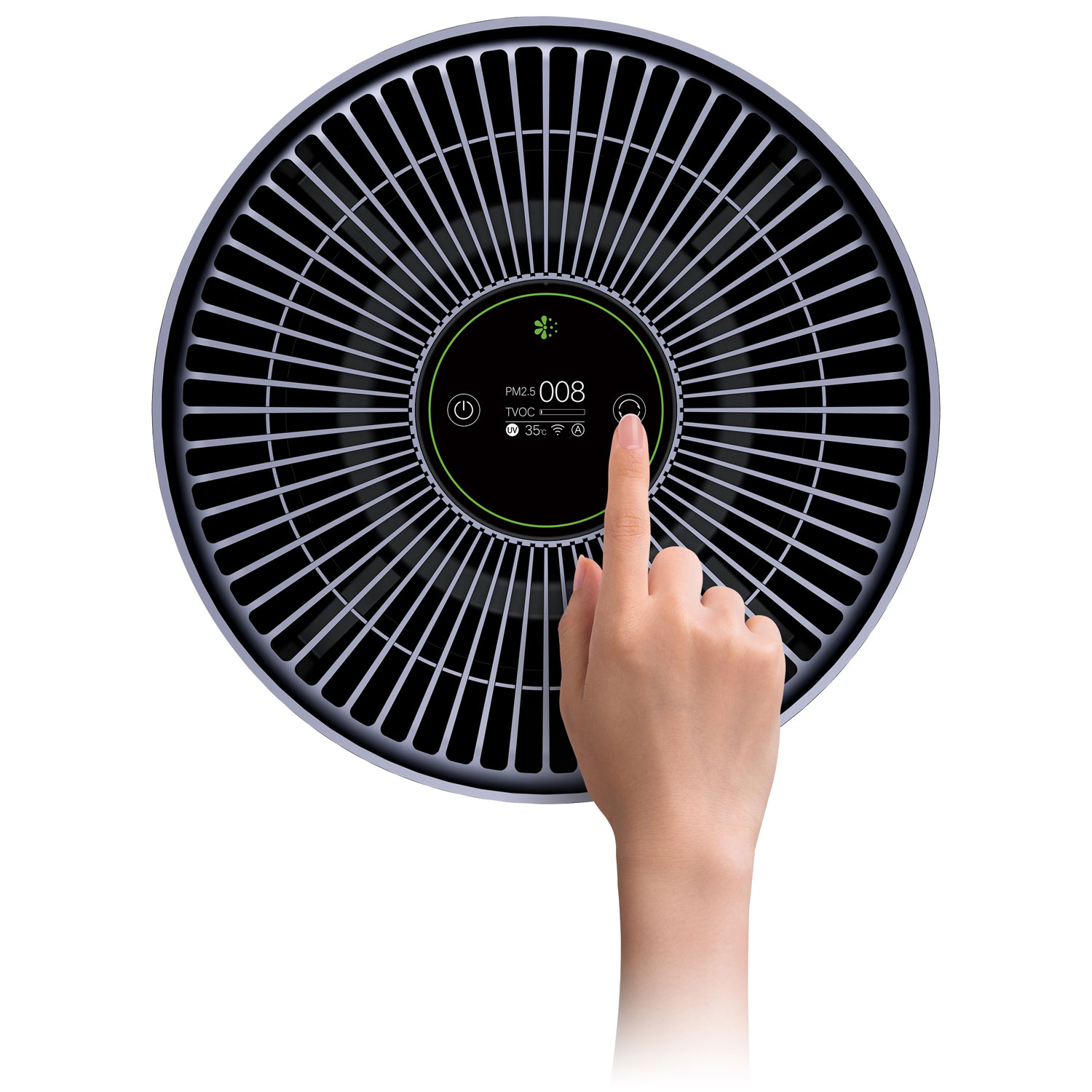 Purificateur d'air 2 Smartmi avec filtre HEPA et stérilisation UV - 484 pi² - Bleu foncé